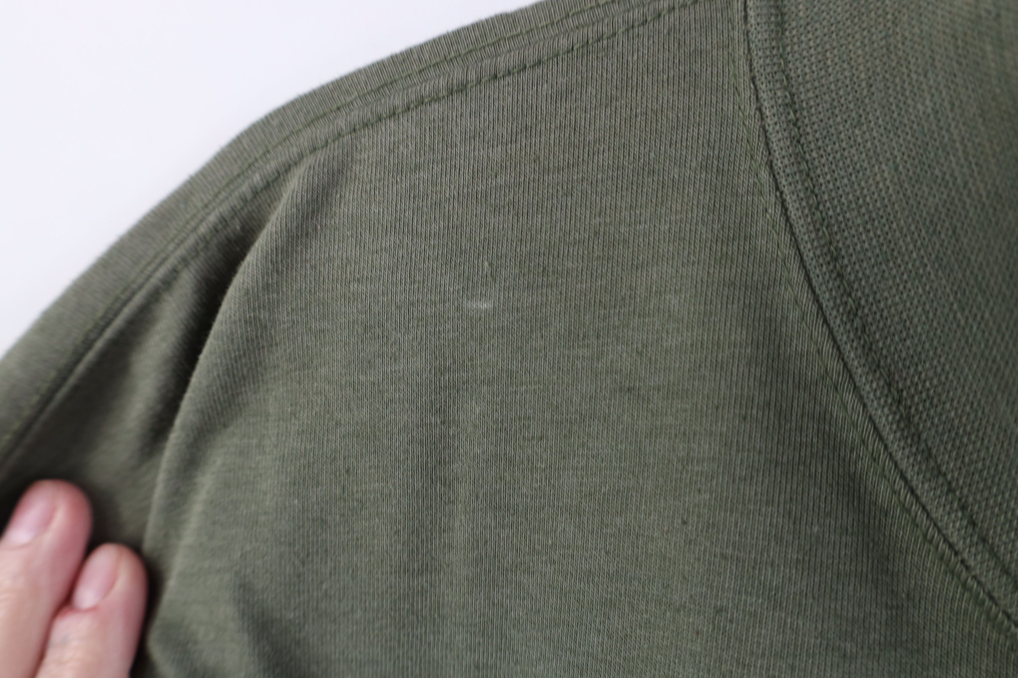 Vintage Vintage 90s Streetwear Mock Neck Long Sleeve T-Shirt Green Size US L / EU 52-54 / 3 - 6 Thumbnail