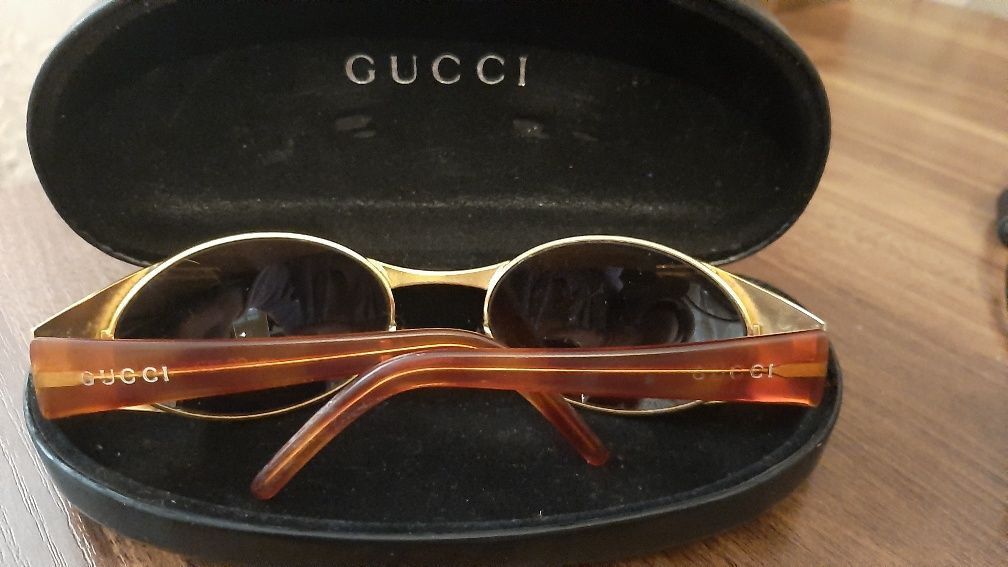 Gucci Gucci Vintage Gold GG 2378/S Unisex Sunglasses Size ONE SIZE - 3 Thumbnail