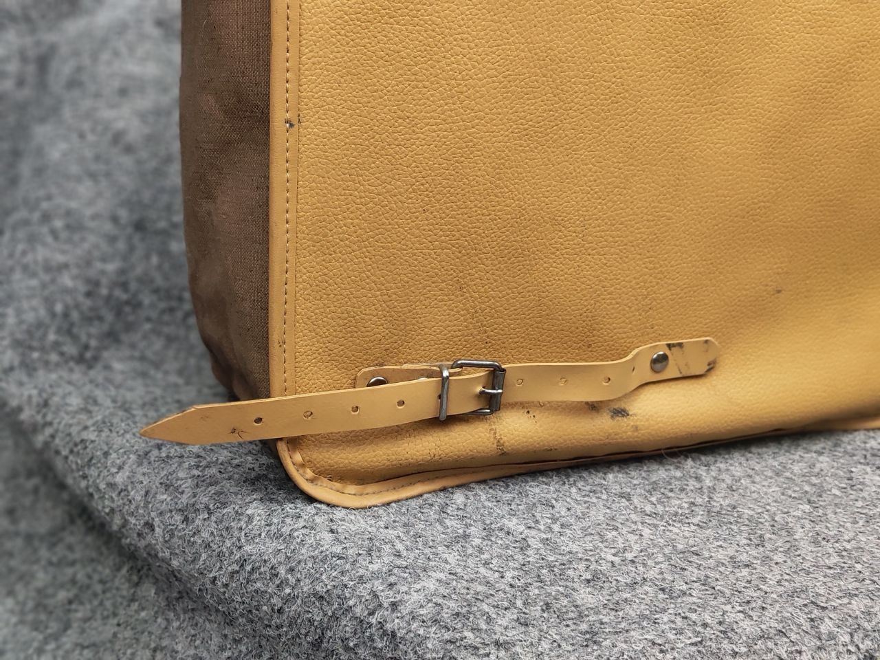 Vintage Vintage 60's Lafuma Two Bicycle Bags in Beige Canvas Bag Size ONE SIZE - 8 Thumbnail