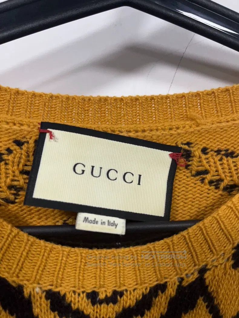 Gucci Gucci Grey tiger head sweater Size US M / EU 48-50 / 2 - 3 Thumbnail