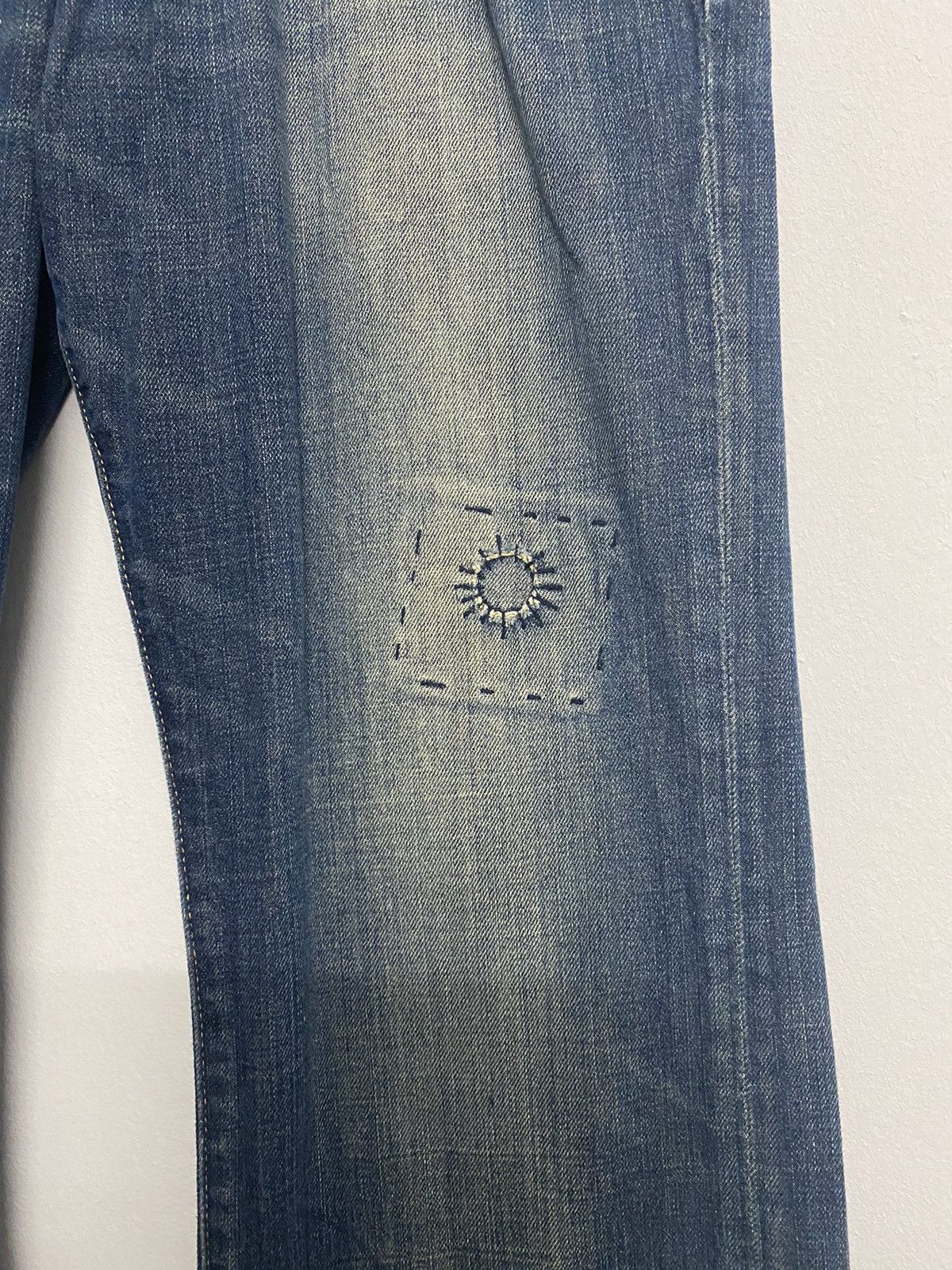 Abercrombie & Fitch Vintage Abercrombie&Fitch Handcrafted Heavy Ounce Jeans Size US 35 - 3 Thumbnail