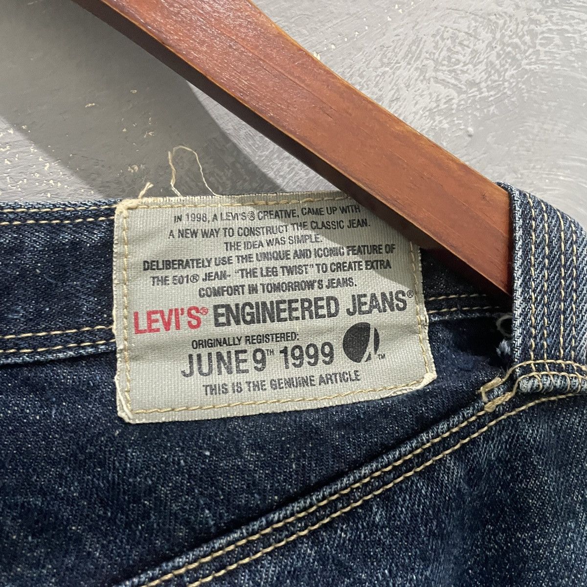 Levi's Rare Vintage 90s Levi’s Engineered Size US 30 / EU 46 - 6 Thumbnail