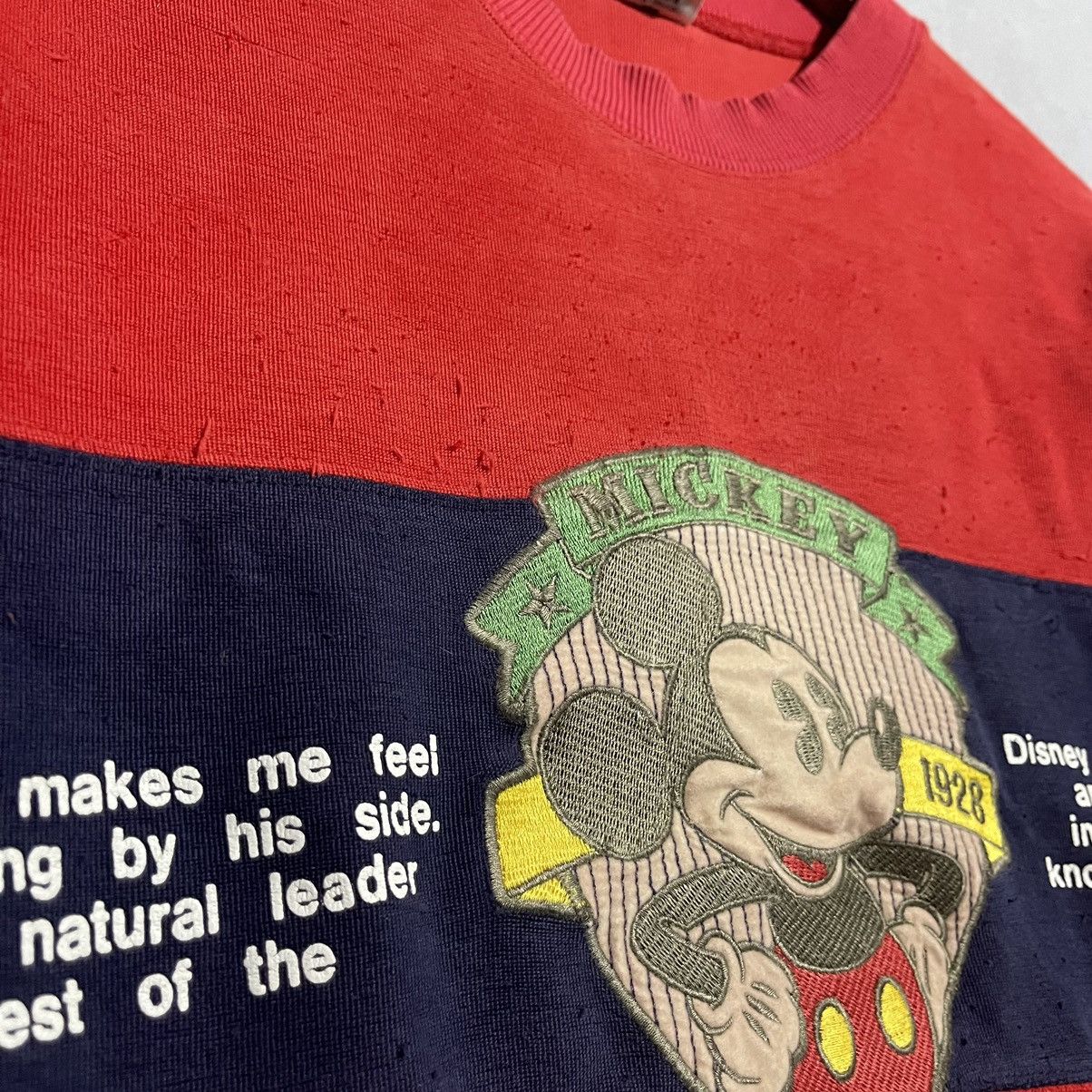 Disney Vintage Mickey Unlimited Red Sweatshirt – 1990s Disney Size US L / EU 52-54 / 3 - 3 Thumbnail
