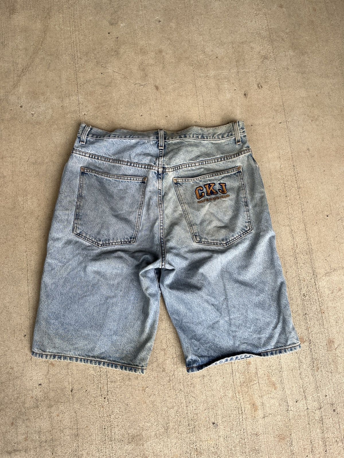 Calvin Klein Vintage Calvin Klein Embroidered Jorts | Grailed