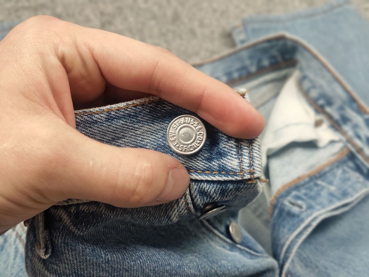 Levi's Vintage 90's Levi’s 501 Sashiko Kapital Jeans junya Style Size 29" - 12 Thumbnail