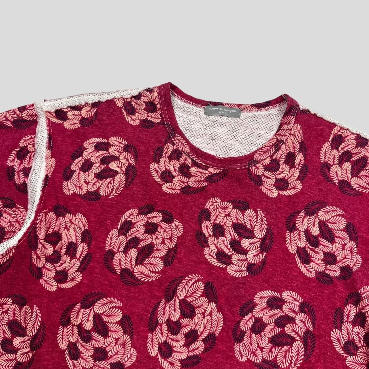 Comme des Garcons Homme CDG Homme 2003 Feather Mesh Layered Technical T-shirt - M Size US M / EU 48-50 / 2 - 4 Thumbnail