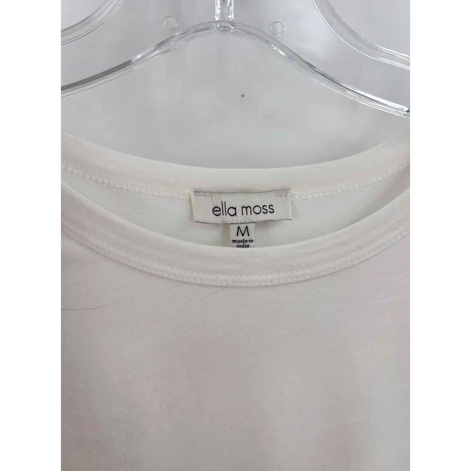 Vintage Ella Moss White Blouse XL Plus Size - Pre-Owned Size XL / US 12-14 / IT 48-50 - 3 Thumbnail