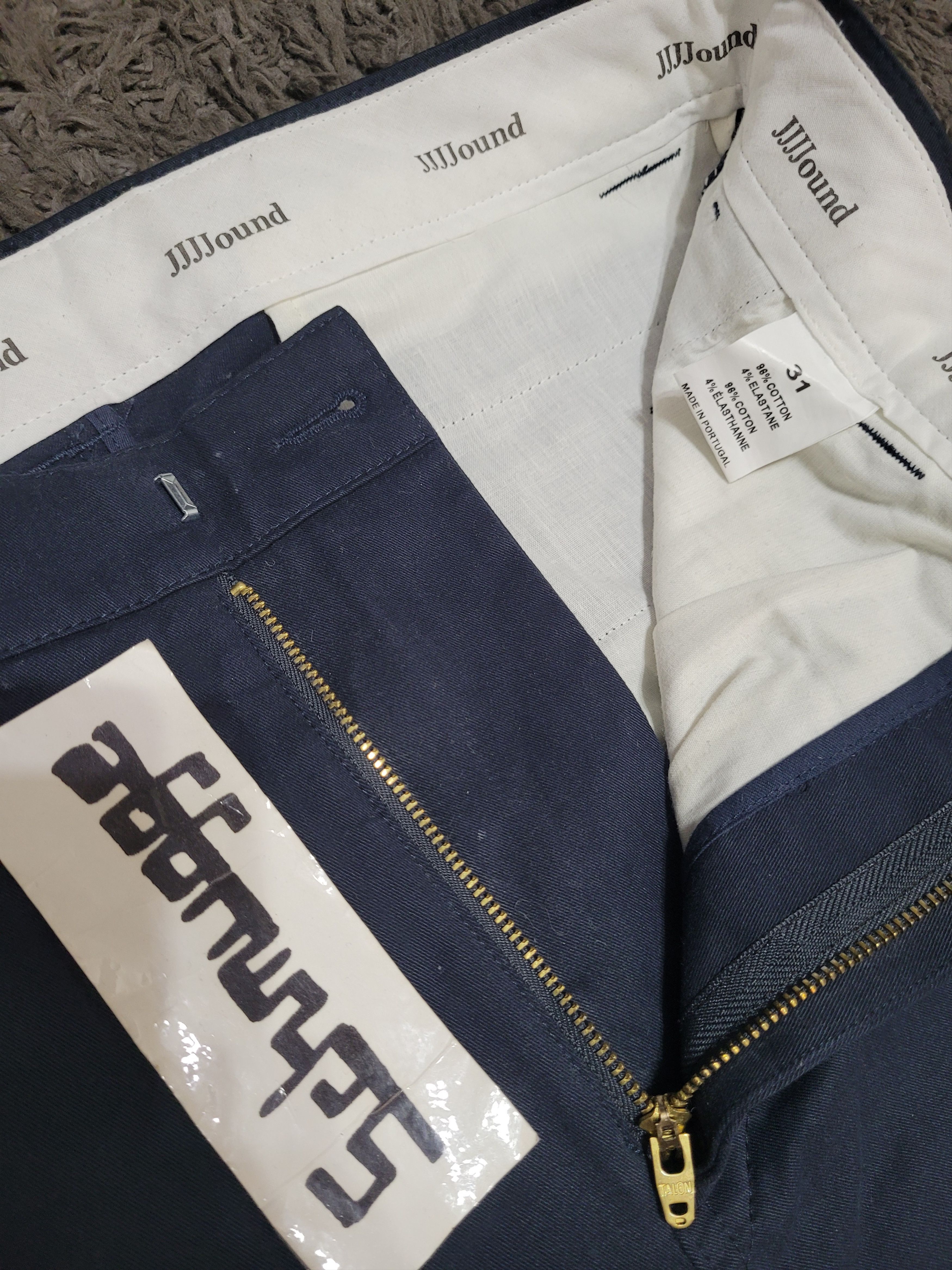 JJJJound JJJJOUND RELAXED CHINO PANTS NAVY Size US 31 - 3 Thumbnail