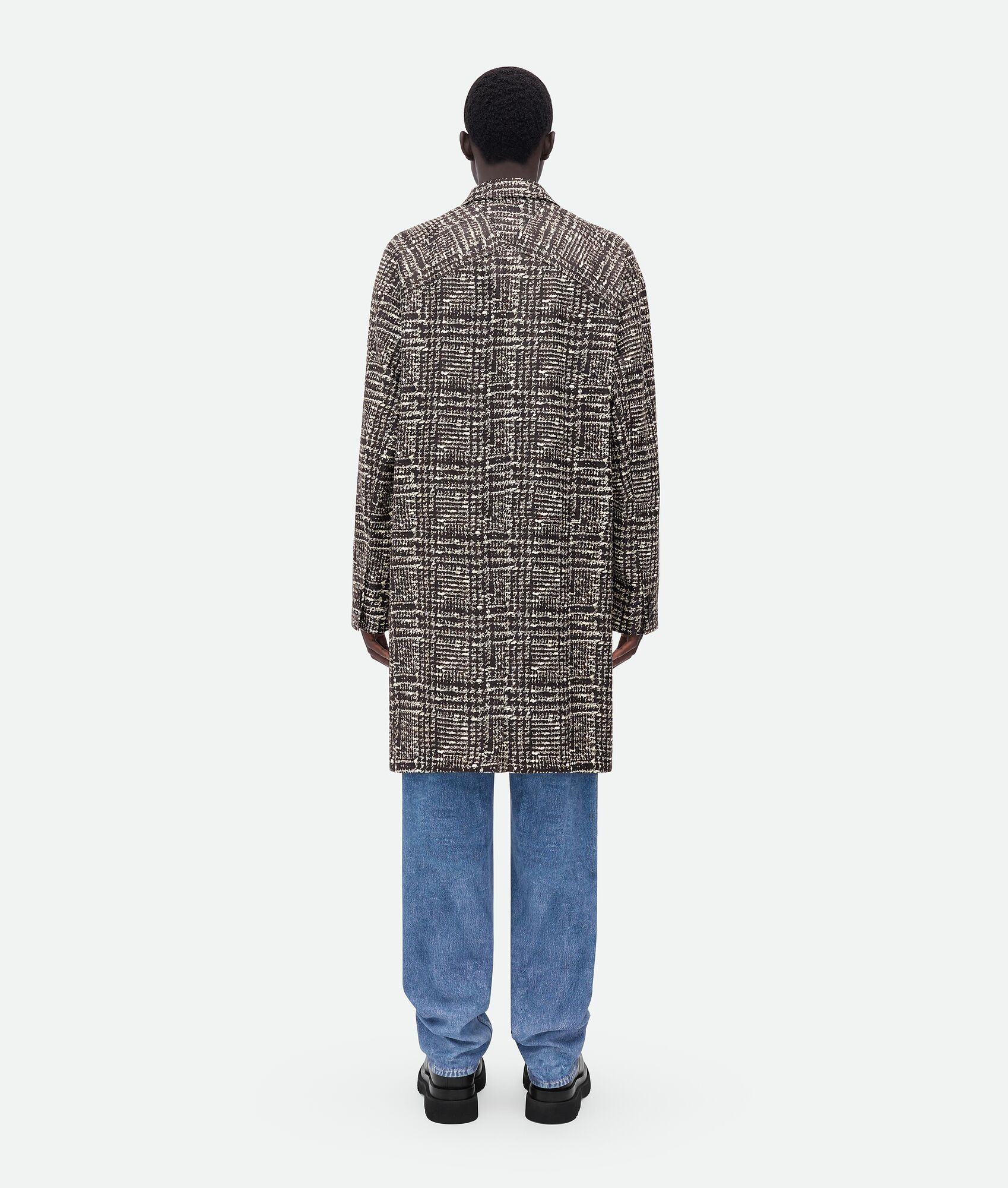 Bottega Veneta o1bcso1str0225 Printed Leather Prince Of Wales Coat Size US M / EU 48-50 / 2 - 3 Thumbnail