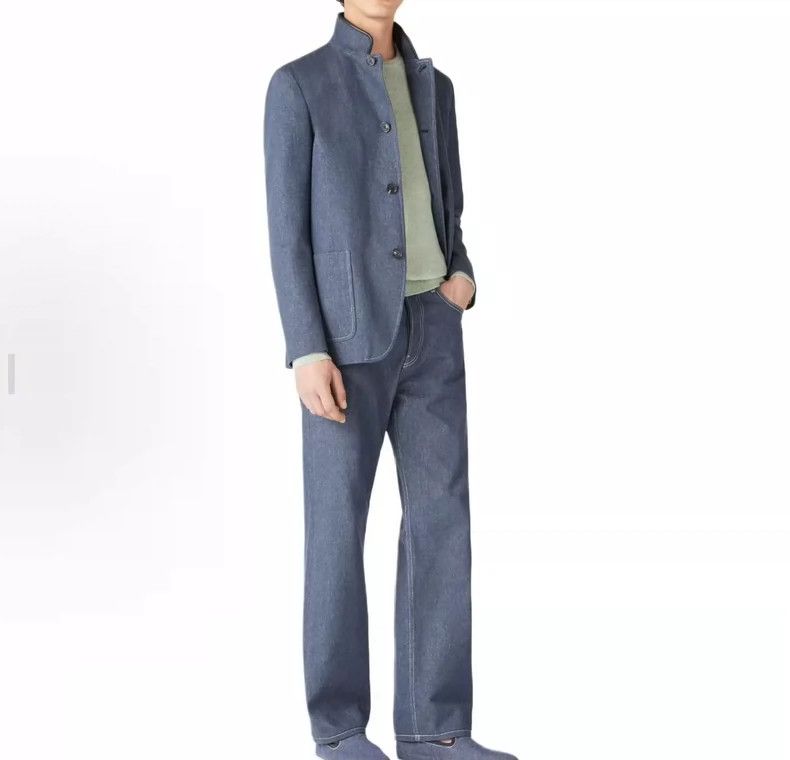 Loro Piana LORO PIANA Mid-length long jeans Size US 34 / EU 50 - 1 Thumbnail