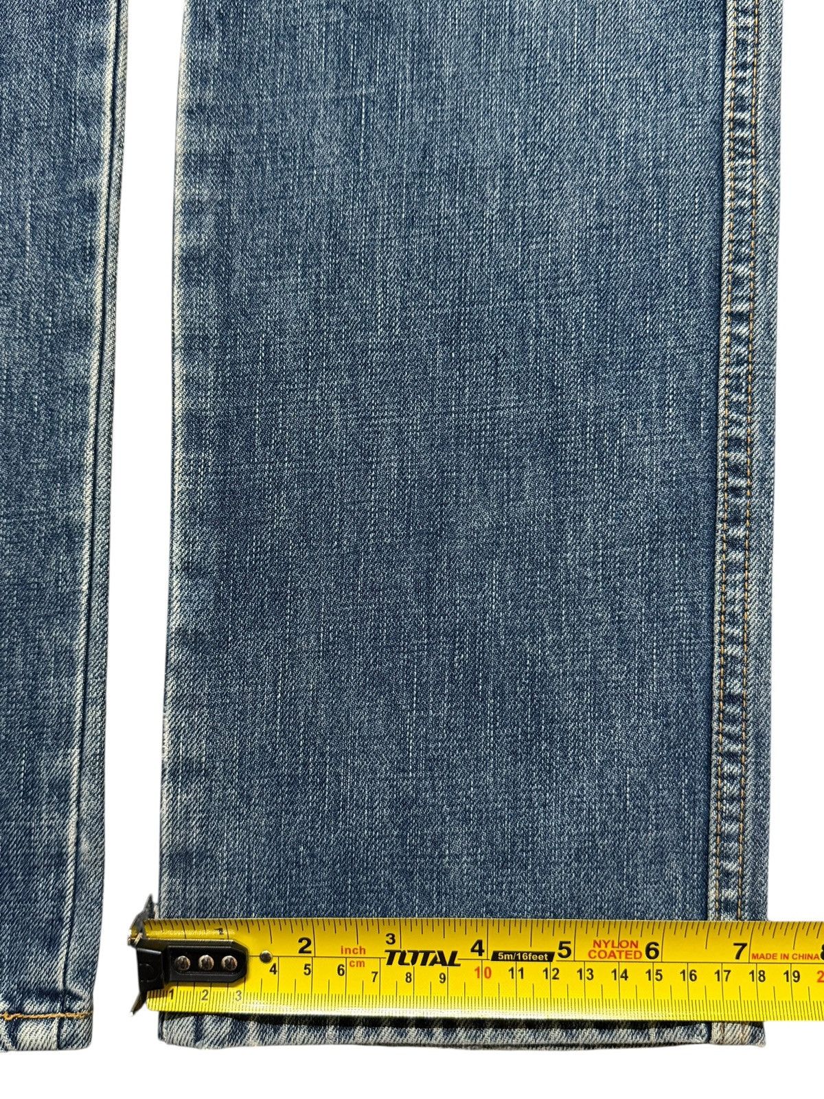 Johnbull Vintage 90s Japan Johnbull Blue Faded Wash Whisker Style Size US 30 / EU 46 - 16 Thumbnail