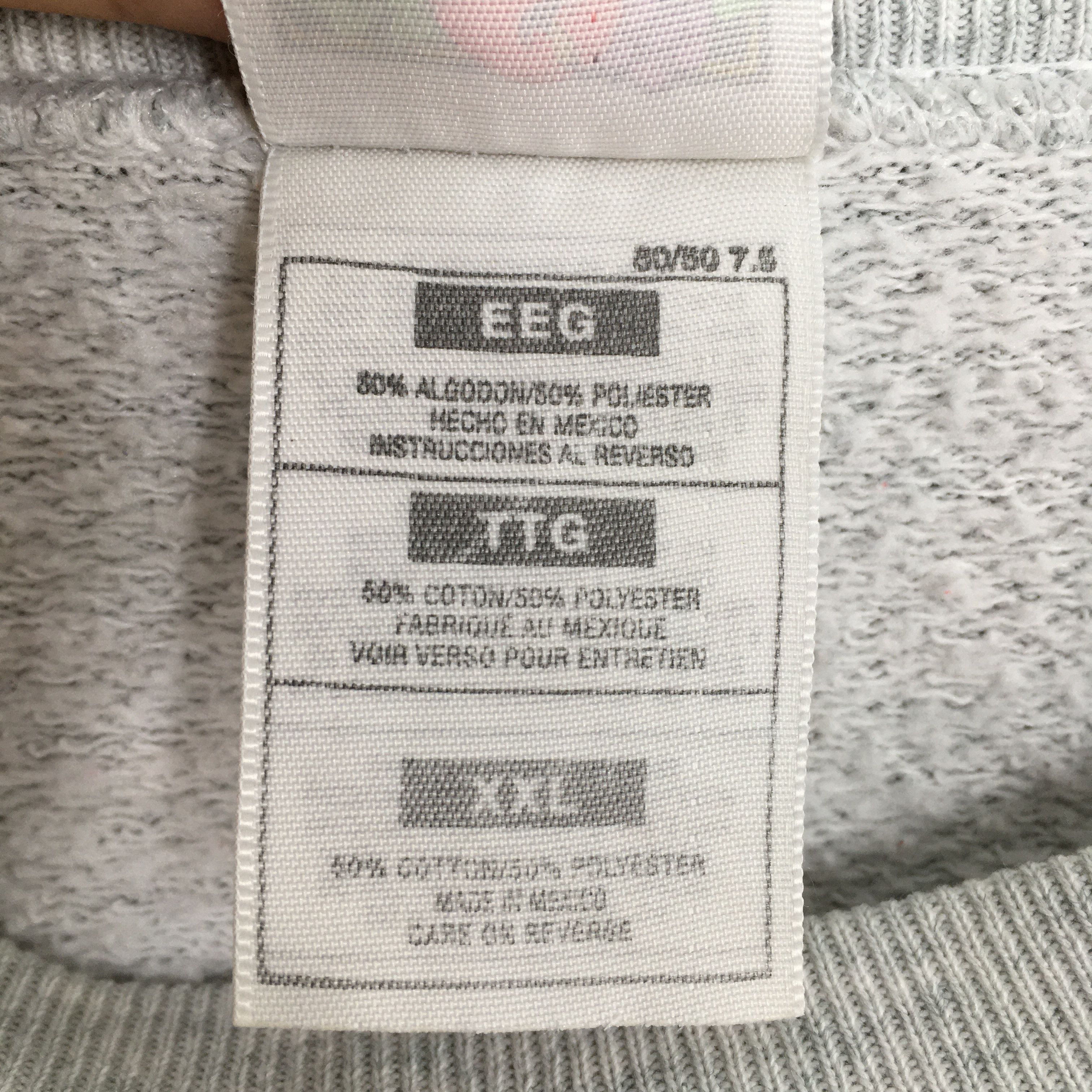 Fruit Of The Loom Vintage 90s NCAA Sweatshirt XXLarge Size US XXL / EU 58 / 5 - 4 Thumbnail