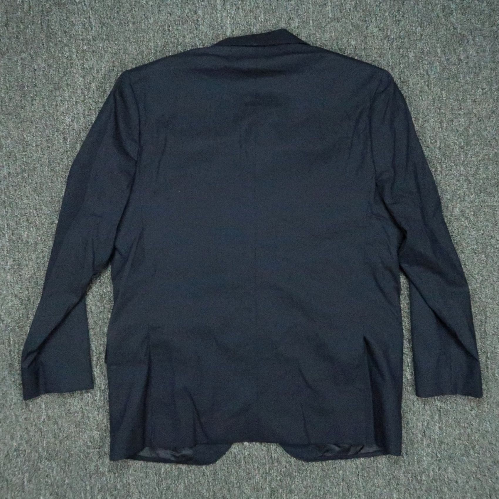 Proper Cloth Proper Cloth Blazer Mens 42R Blue Wool Made To Measure Custom Stretch Jacket Size 42R - 6 Thumbnail