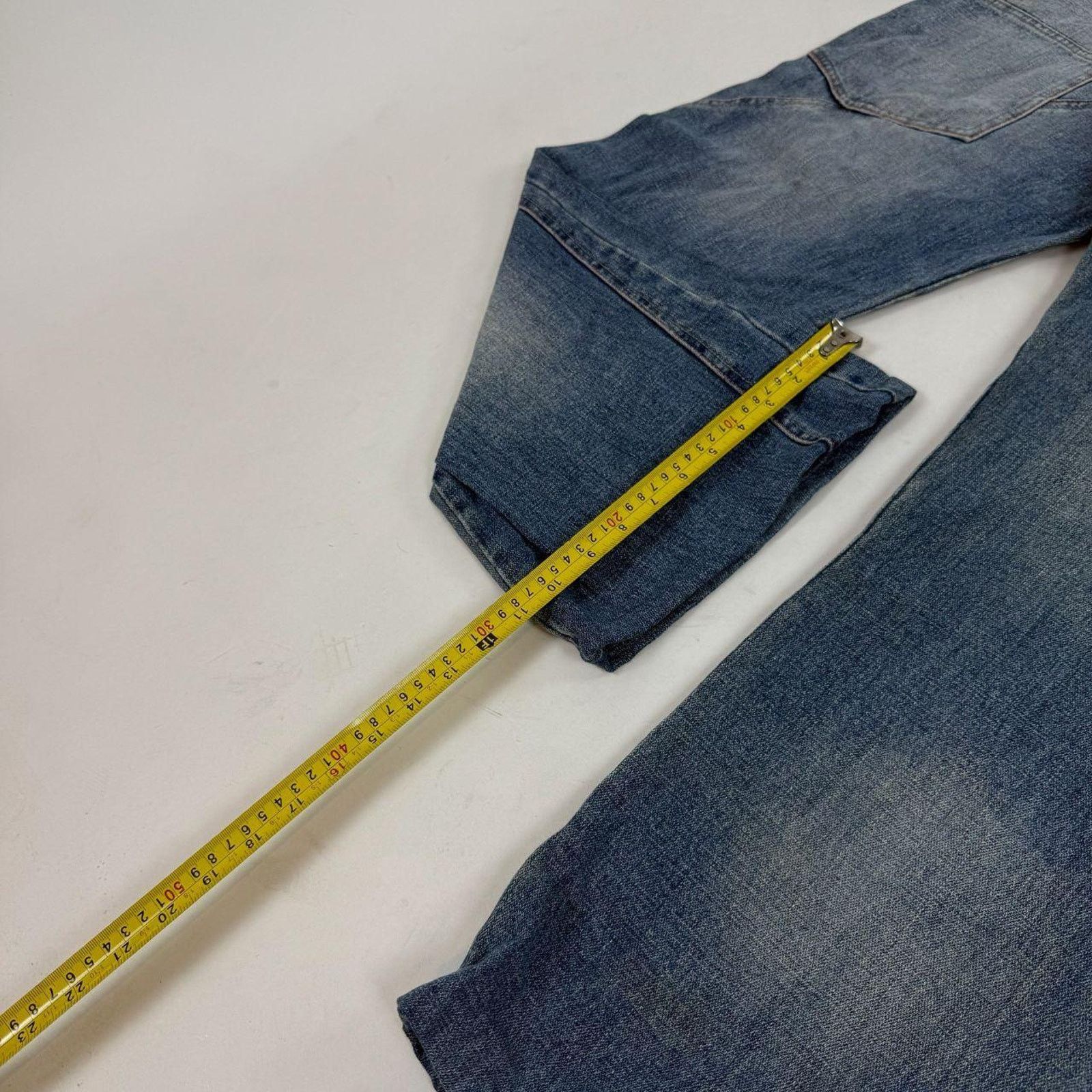 Japanese Brand × Le Grande Bleu (L.G.B.) × Vintage Vintage y2k faded mud wash grunge archive baggy skater jeans Size US 36 / EU 52 - 4 Thumbnail