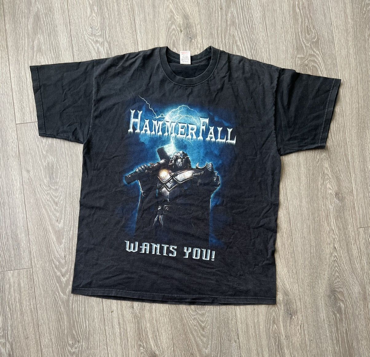 Band Tees Vintage HammerFall 2005 Band Tour T-Shirt Size US XL / EU 56 / 4 - 1 Thumbnail