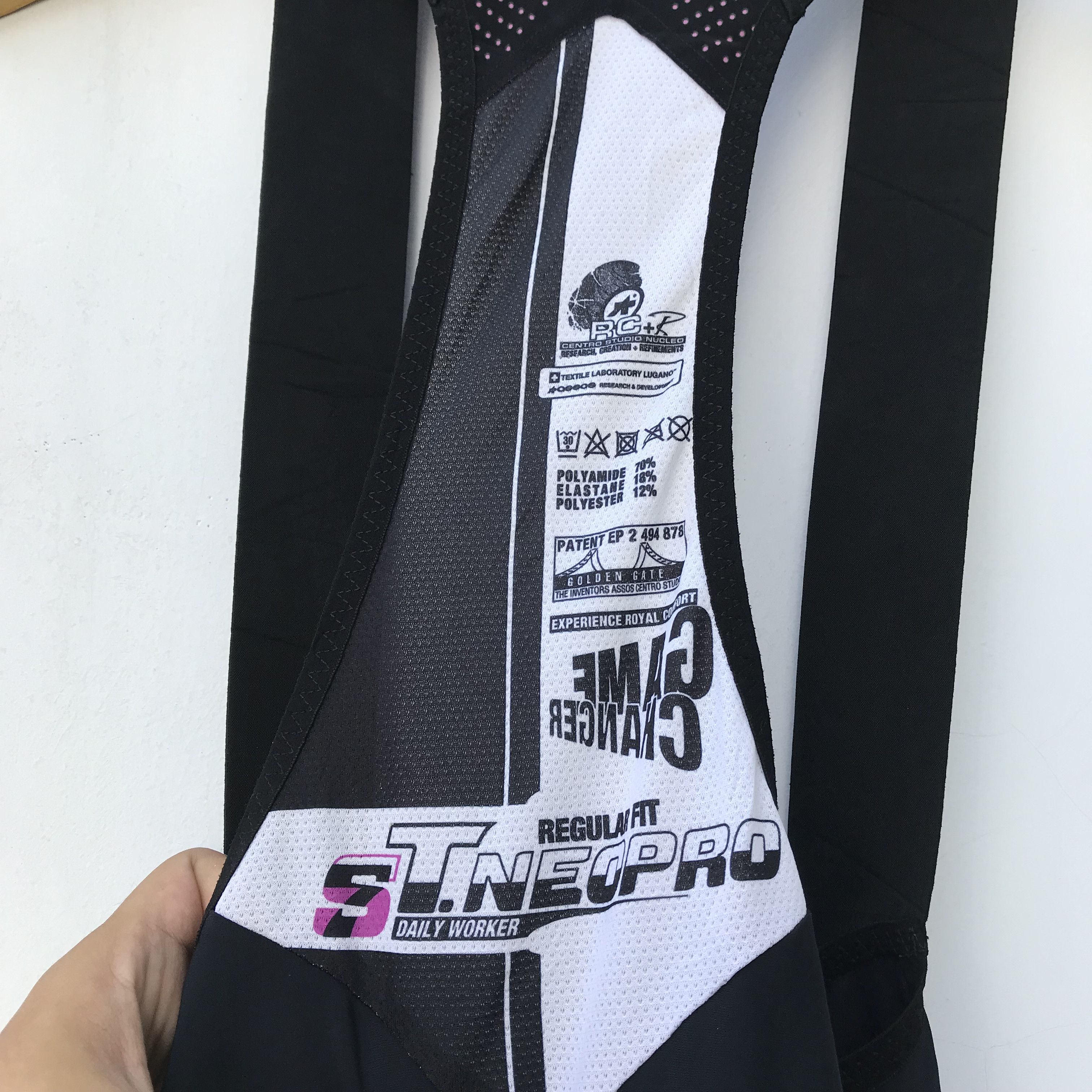 Designer × GOREWEAR × Swissgear Assos T.neoPro_s7 bib shorts Bike Jersey short pants black Size US 34 / EU 50 - 7 Thumbnail