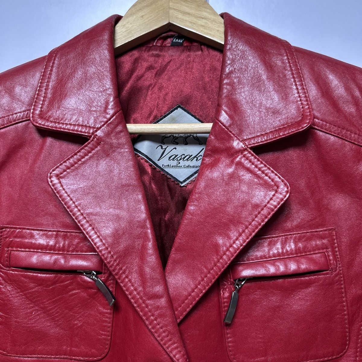 Other Vintage leather red jacket rare y2k Size S / US 4 / IT 40 - 5 Thumbnail