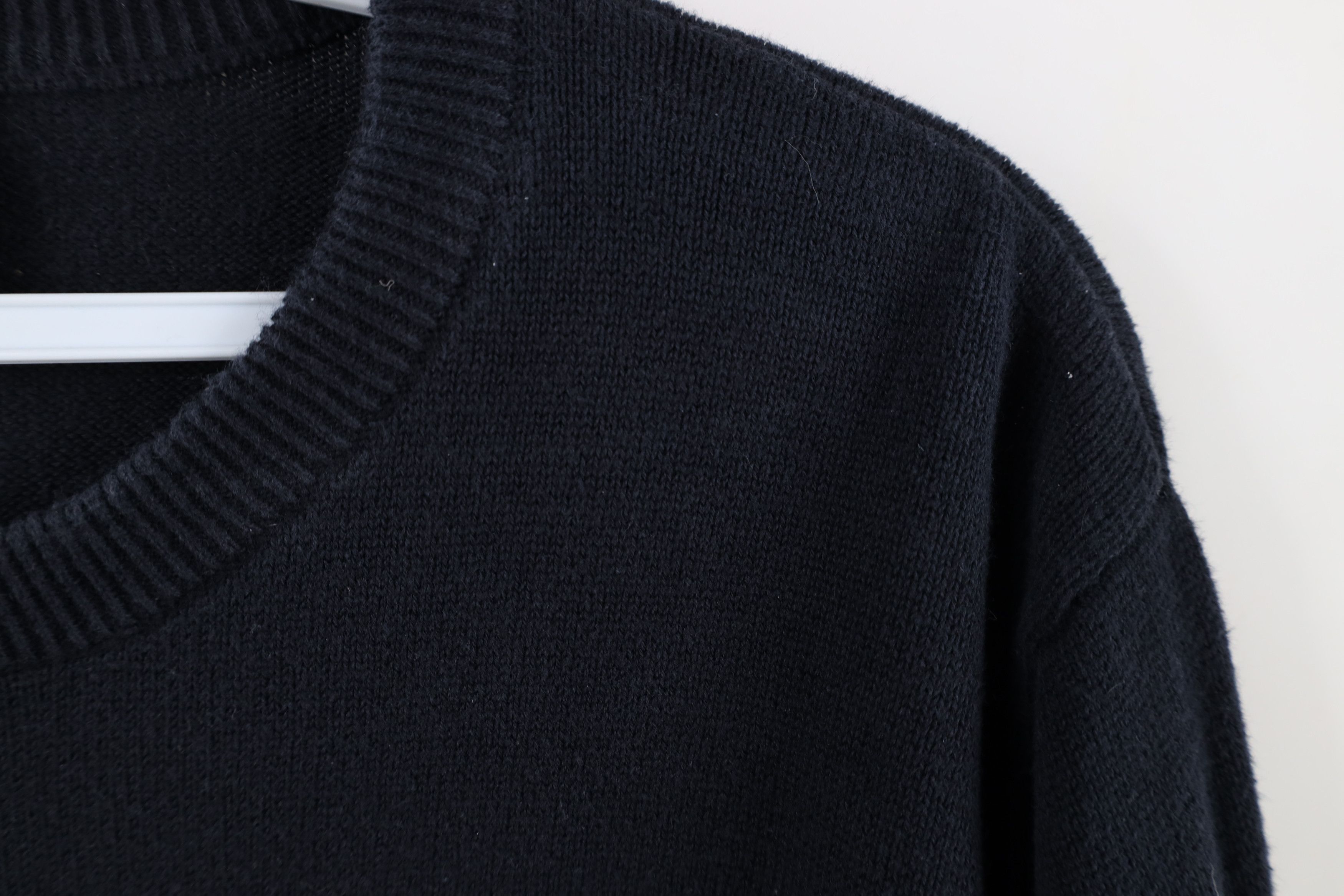 Nautica Vintage 90s Nautica Spell Striped Cotton Knit Sweater Blue Size US L / EU 52-54 / 3 - 10 Thumbnail