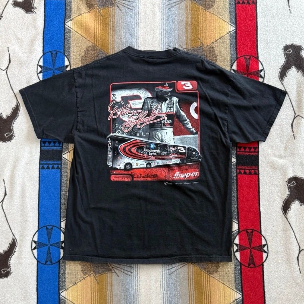 Chase Authentics VINTAGE Dale Earnhardt Nascar Double Sided T-Shirt Black Size L Men Short Sleeve 90s Y2K Racing Cars Nascar Size US L / EU 52-54 / 3 - 2 Thumbnail