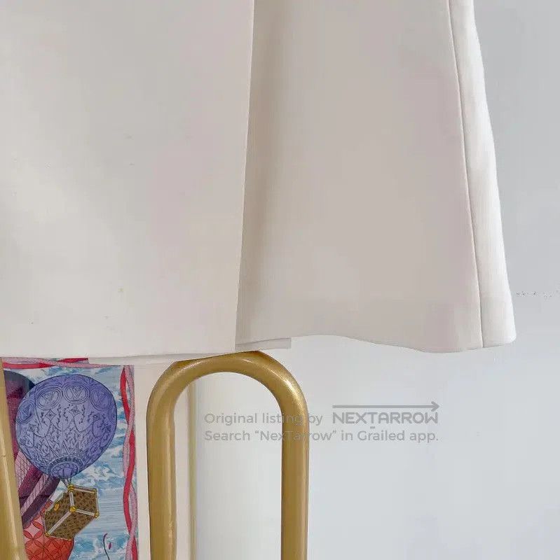 Louis Vuitton Louis Vuitton Women's White Wool A. Size 27" / US 4 / IT 40 - 3 Thumbnail
