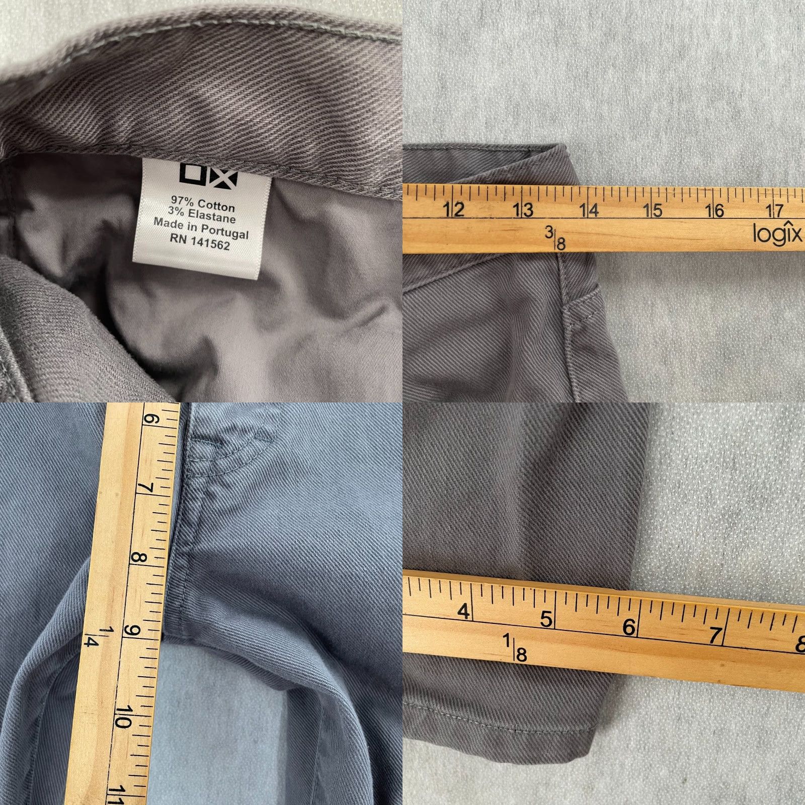 Vintage Peter Manning Pants Adult 28 Gray 5 Pocket Stretch Twills NYC Mens Size US 28 / EU 44 - 8 Thumbnail
