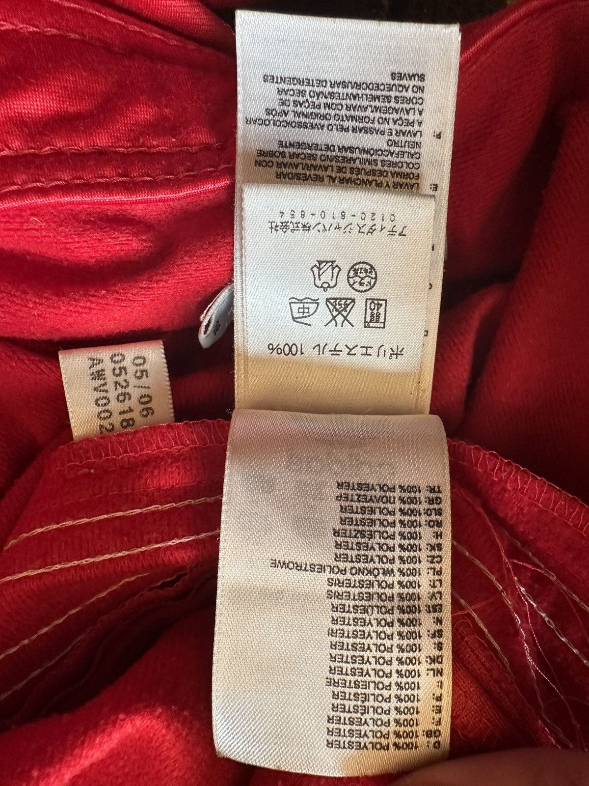 Adidas Vintage Adidas RED three stripes flared track pants. Rare Size US 30 / EU 46 - 7 Thumbnail
