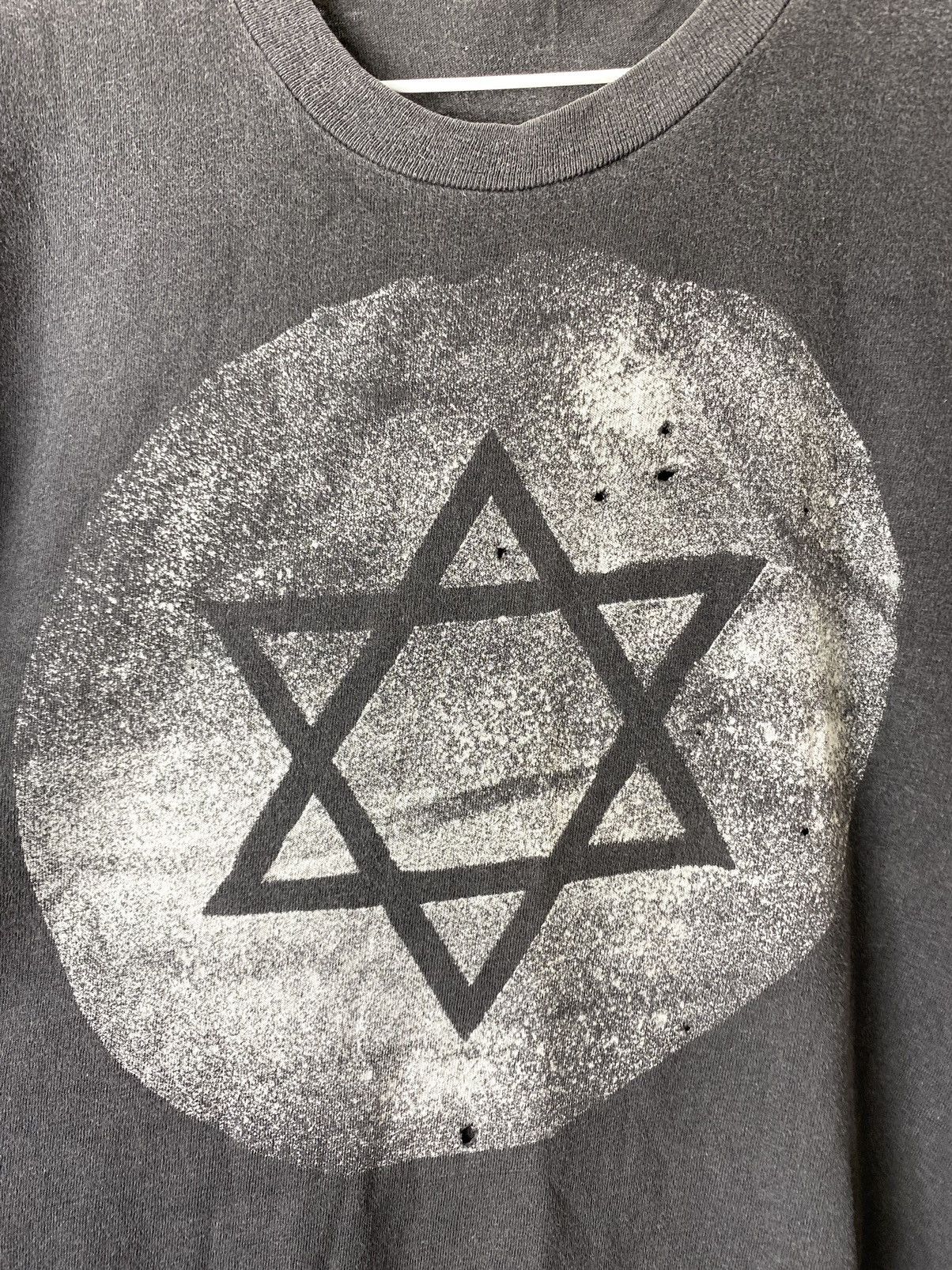 Vintage Vintage 1980’s David Star Symbol T Shirt Bible Size US M / EU 48-50 / 2 - 3 Thumbnail