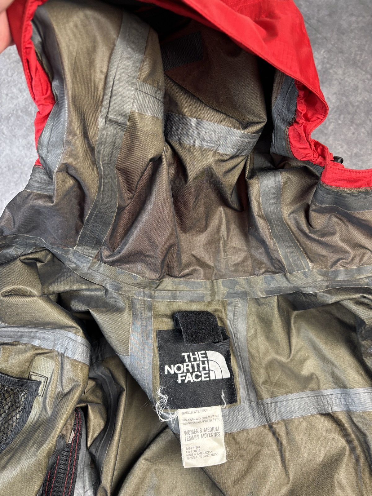 Goretex × The North Face × Vintage 1990s North Face Gore-tex Jacket Vintage TNF Shell Two Tone Size US M / EU 48-50 / 2 - 13 Thumbnail