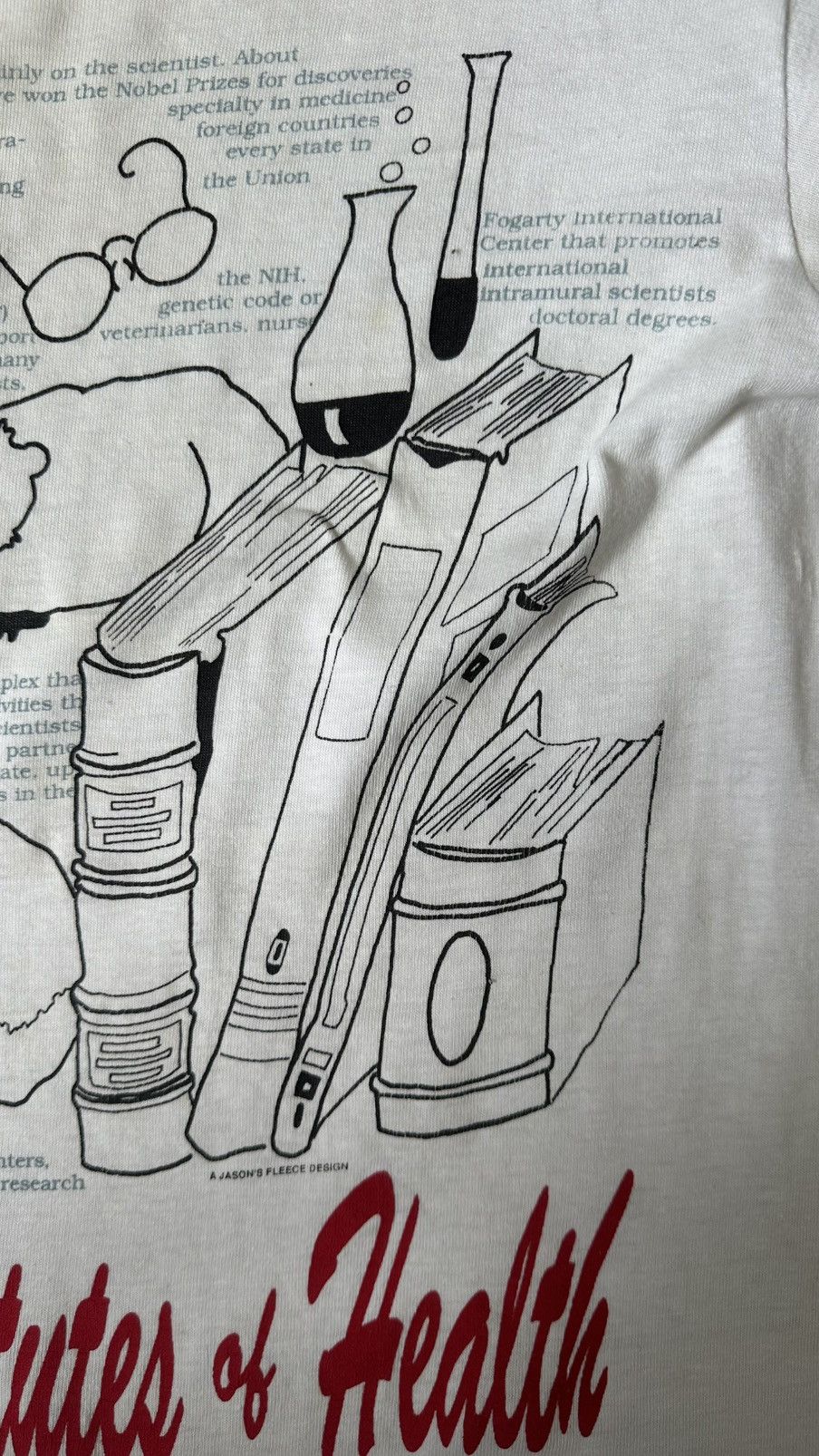 Vintage VINTAGE ONEITA NATIONAL INSTITUTES OF HEALTH NIH TEE Size US M / EU 48-50 / 2 - 4 Thumbnail