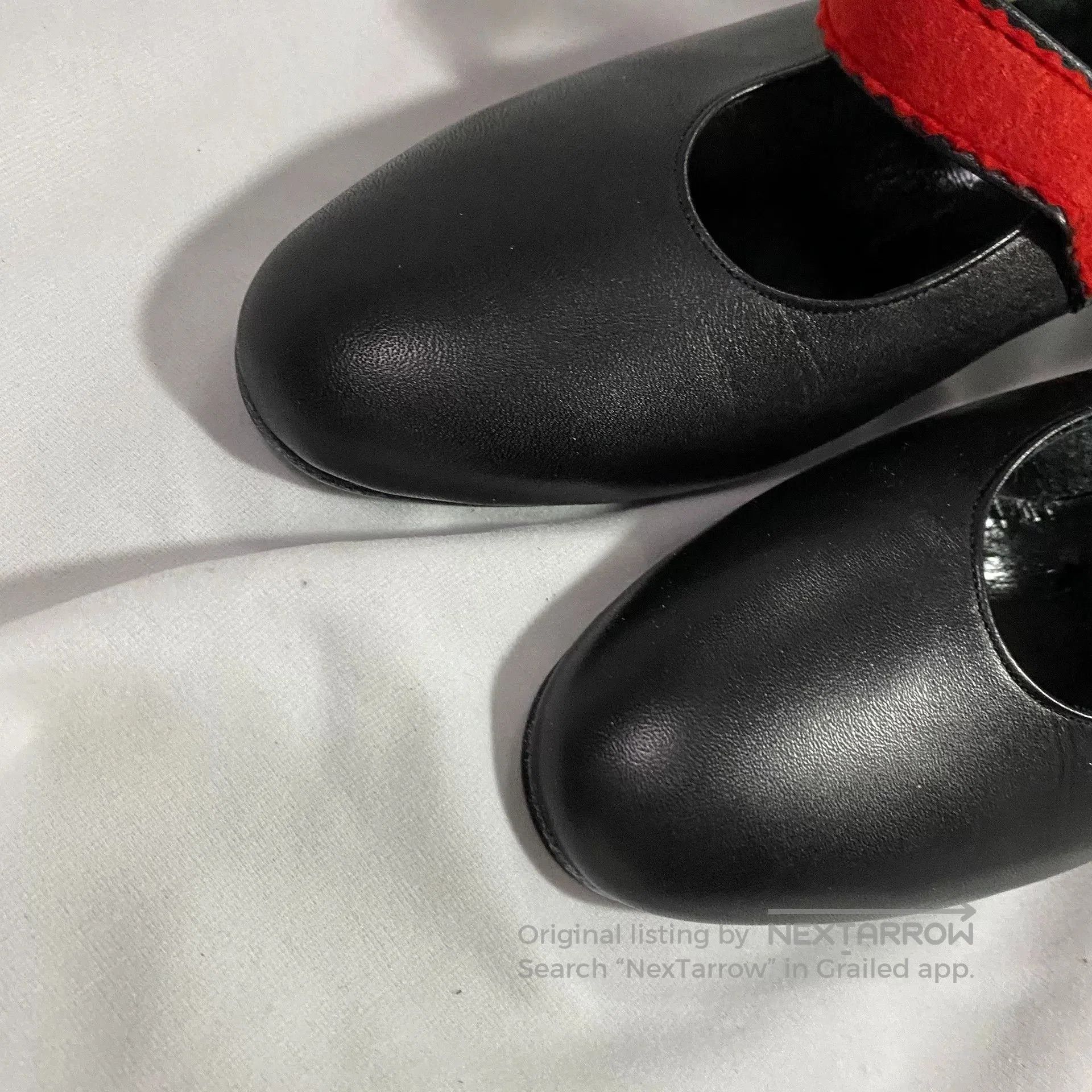 Comme des Garcons Comme des Garçons Mary Jane Leather Kitten Heels. Size US 5 / IT 35 - 5 Thumbnail