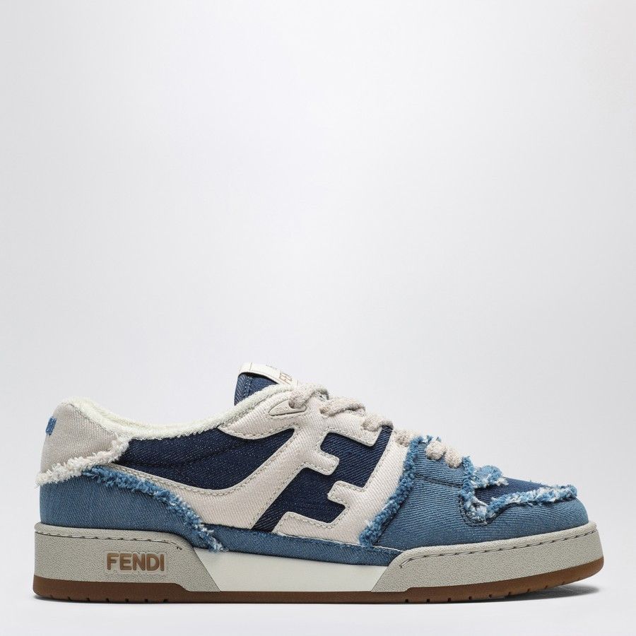 Fendi o1d2blof0824 Match Low Trainer Denim in Multicolor Size US 6.5 / IT 36.5 - 1 Thumbnail