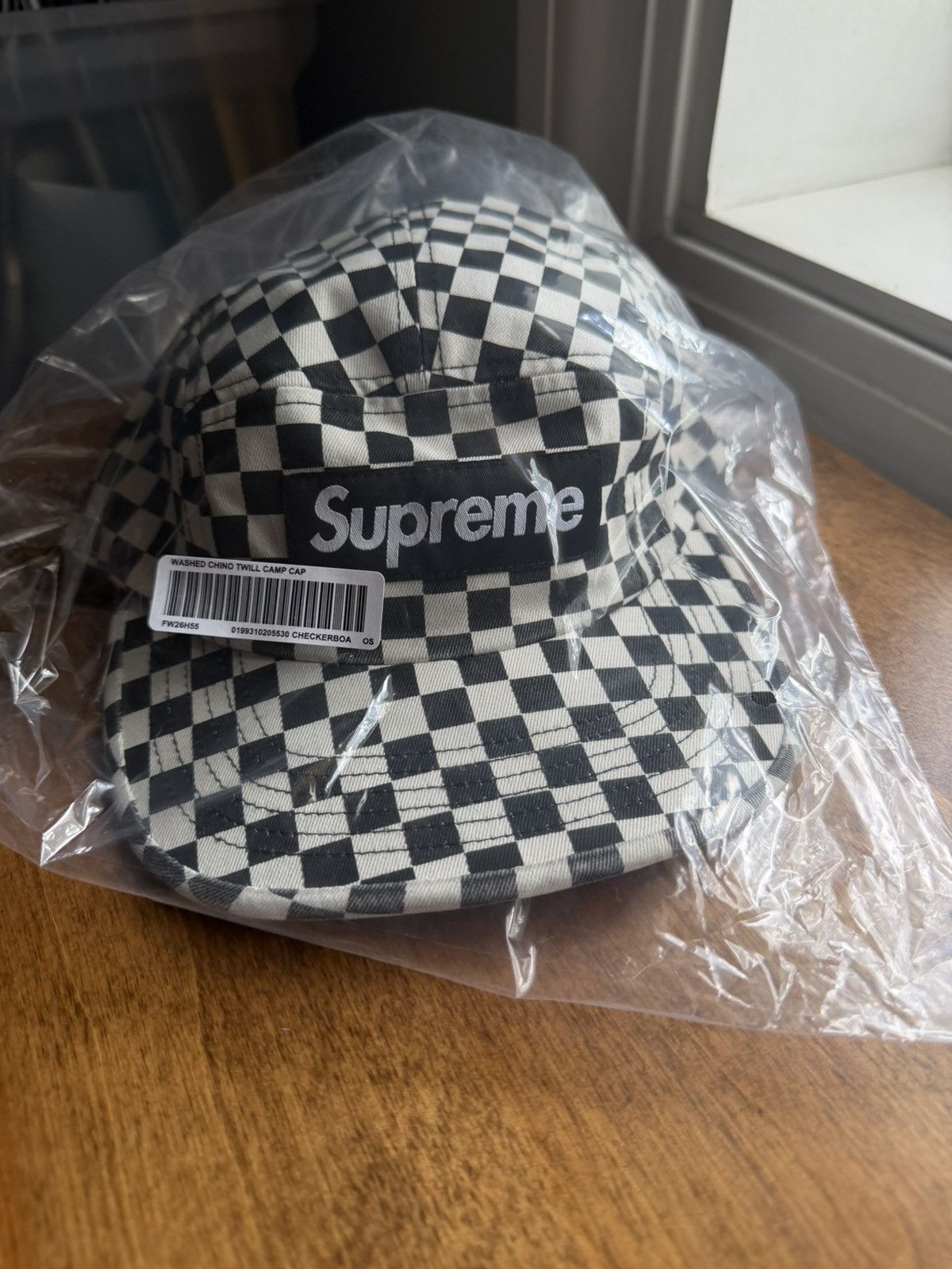 Supreme Supreme Washed Chino Twill Camp Cap Black SS16 | Grailed