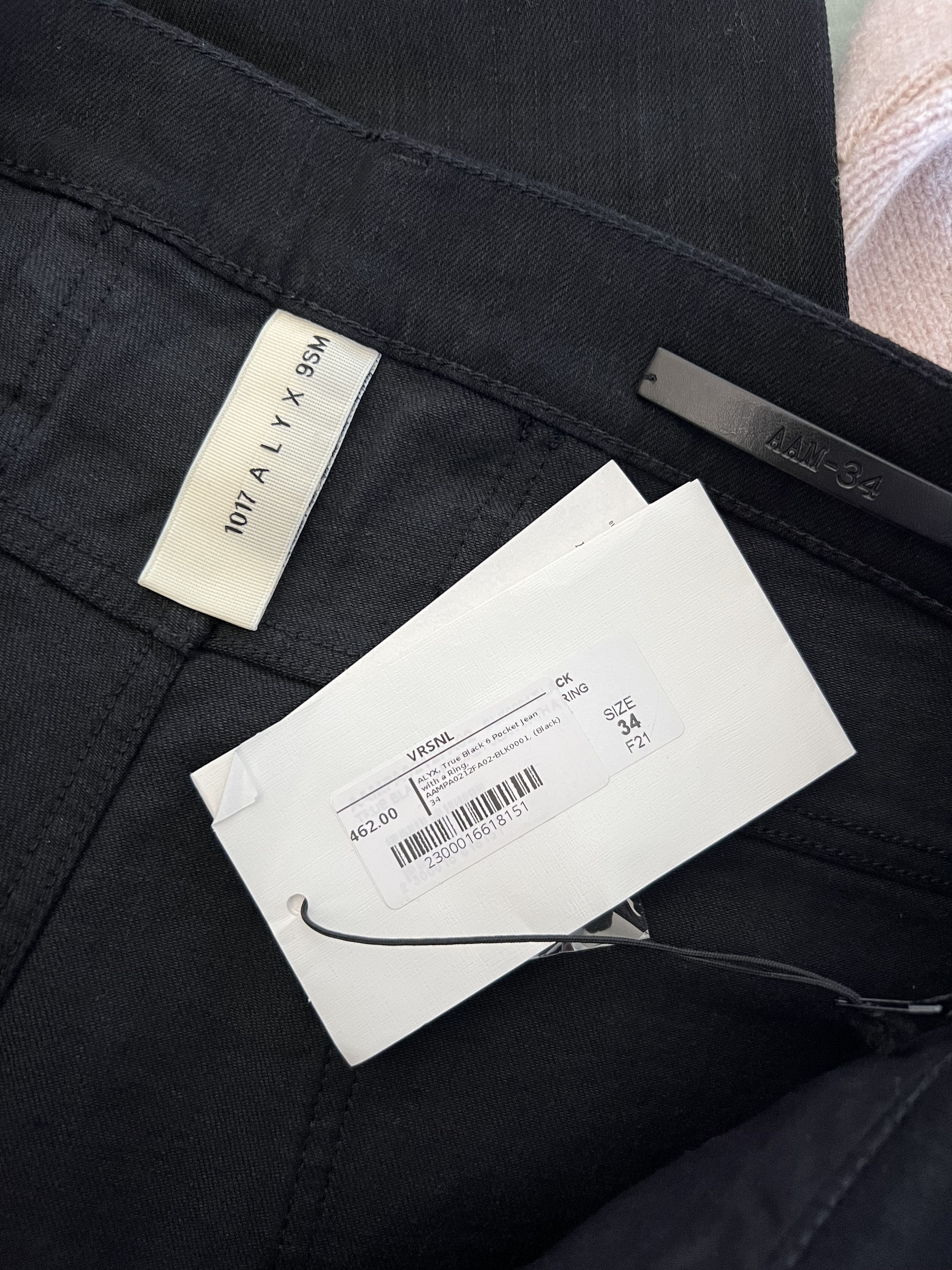1017 ALYX 9SM 1017 Alyx 9SM 6 Pocket Jeans with A Ring in Black Size US 34 / EU 50 - 8 Thumbnail