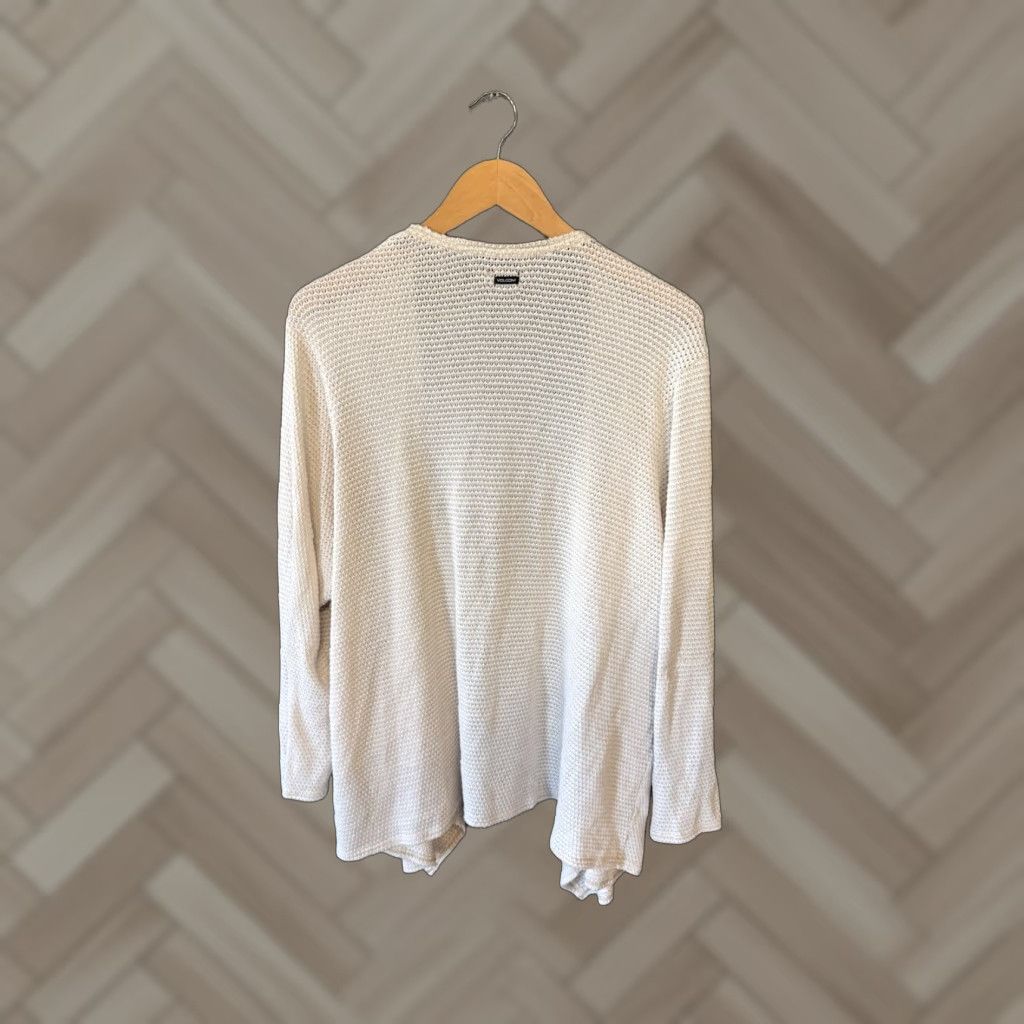 Volcom Volcom Cardigan Womens White Long Sleeve Knit Open Front Size 20W Sweater Size 3XL / US 20-22 - 1 Thumbnail