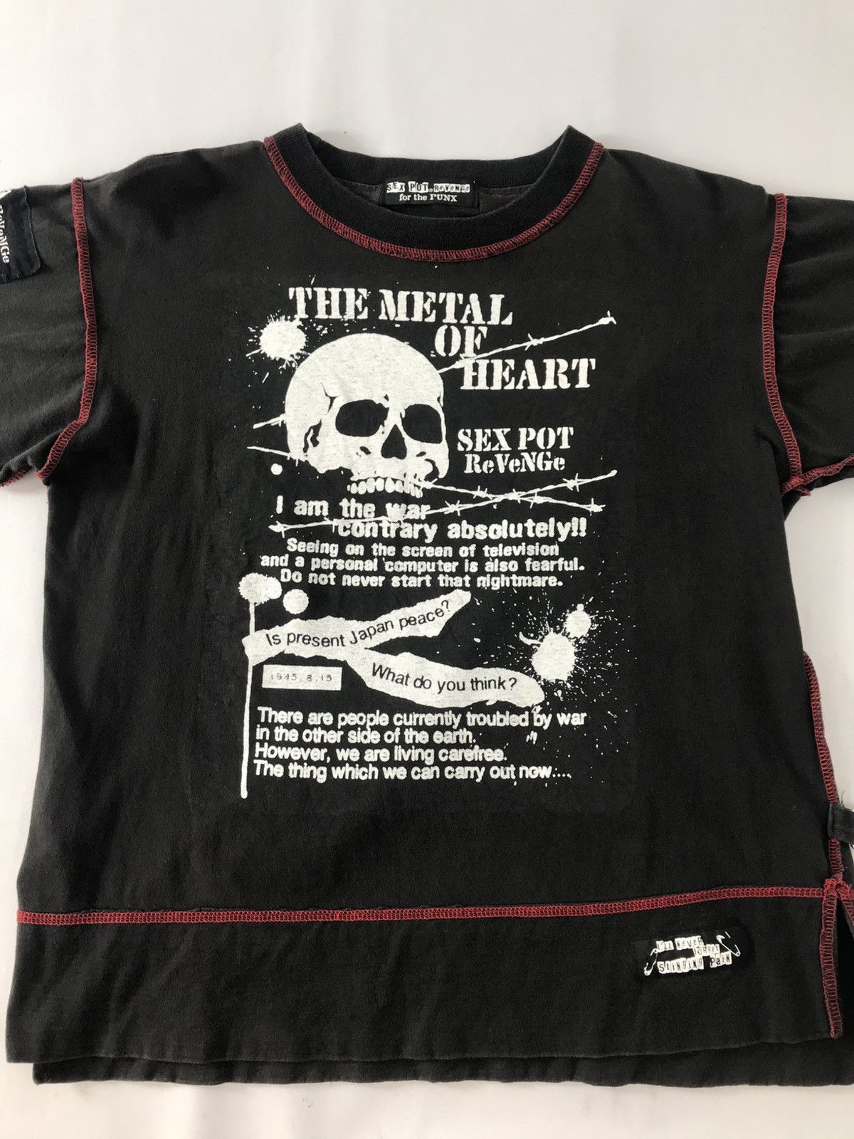 Sex Pot ReVeNGe Sex Pot Revenge For The Punk The Metal Of The Heart Printed Size US M / EU 48-50 / 2 - 3 Thumbnail