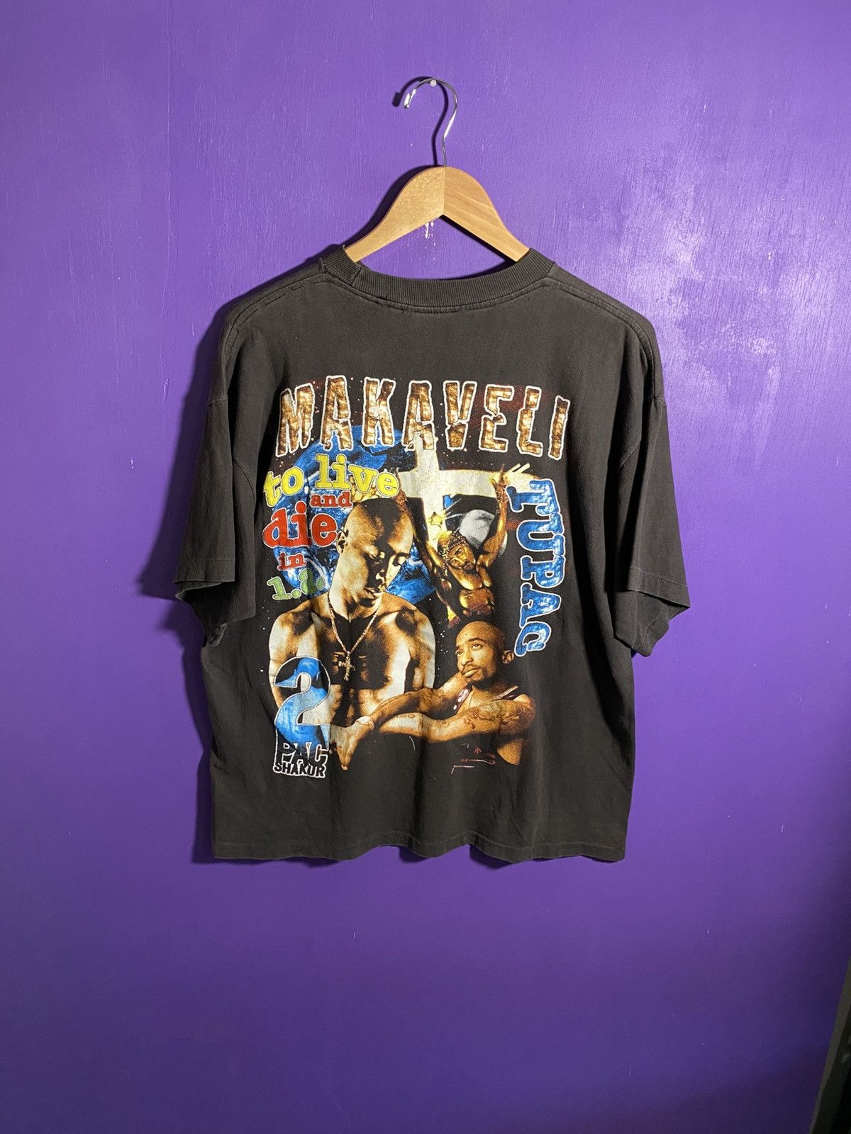 Rap Tees Vintage 90s Tupac shakur gridlock rap tee Size US XL / EU 56 / 4 - 2 Thumbnail