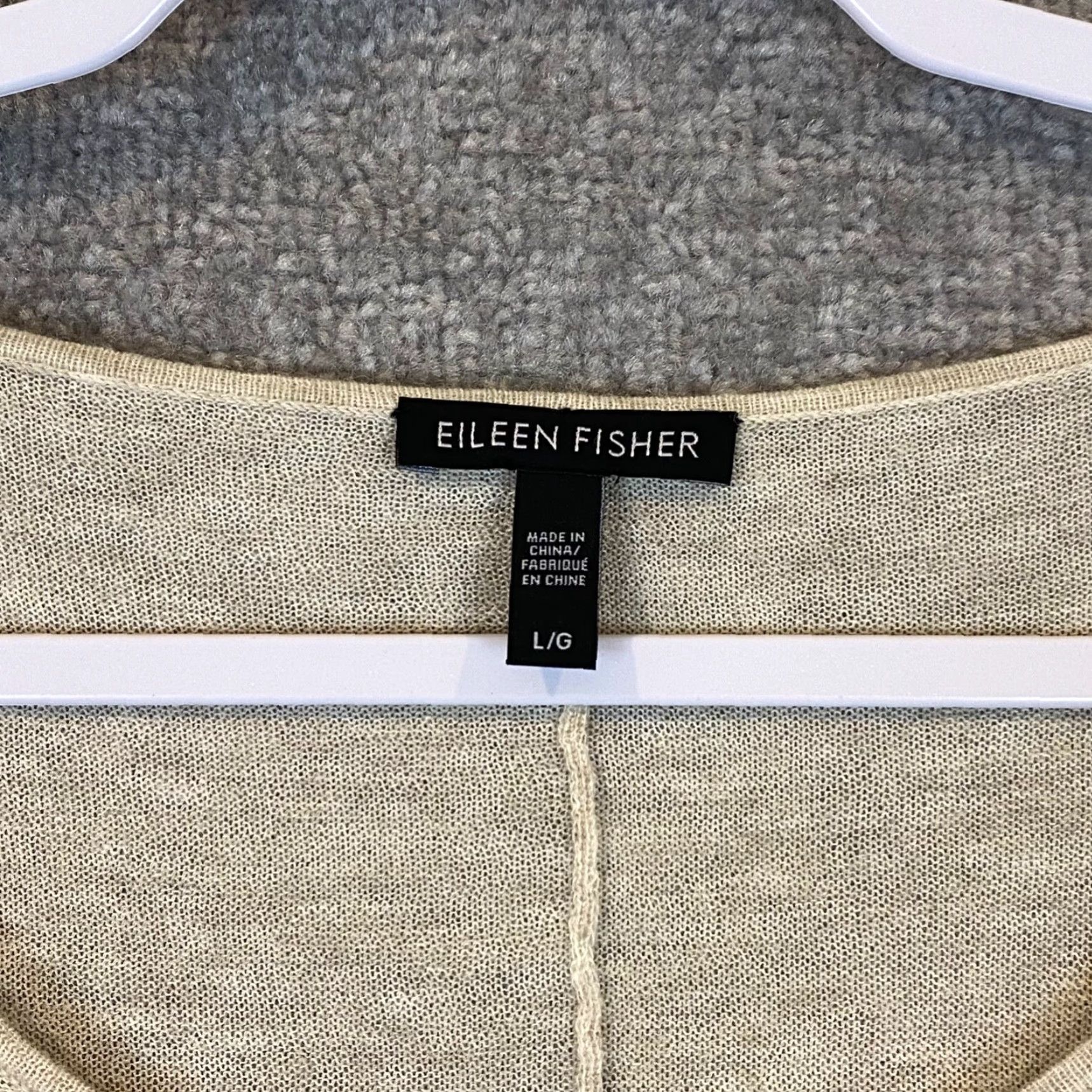 Eileen Fisher VINTAGE Eileen Fisher Sweater Women Large Pullover Knit Tan Brown Wool Alpaca Blend Casual Winter Fall Spring Summer Size L / US 10 / IT 46 - 2 Thumbnail