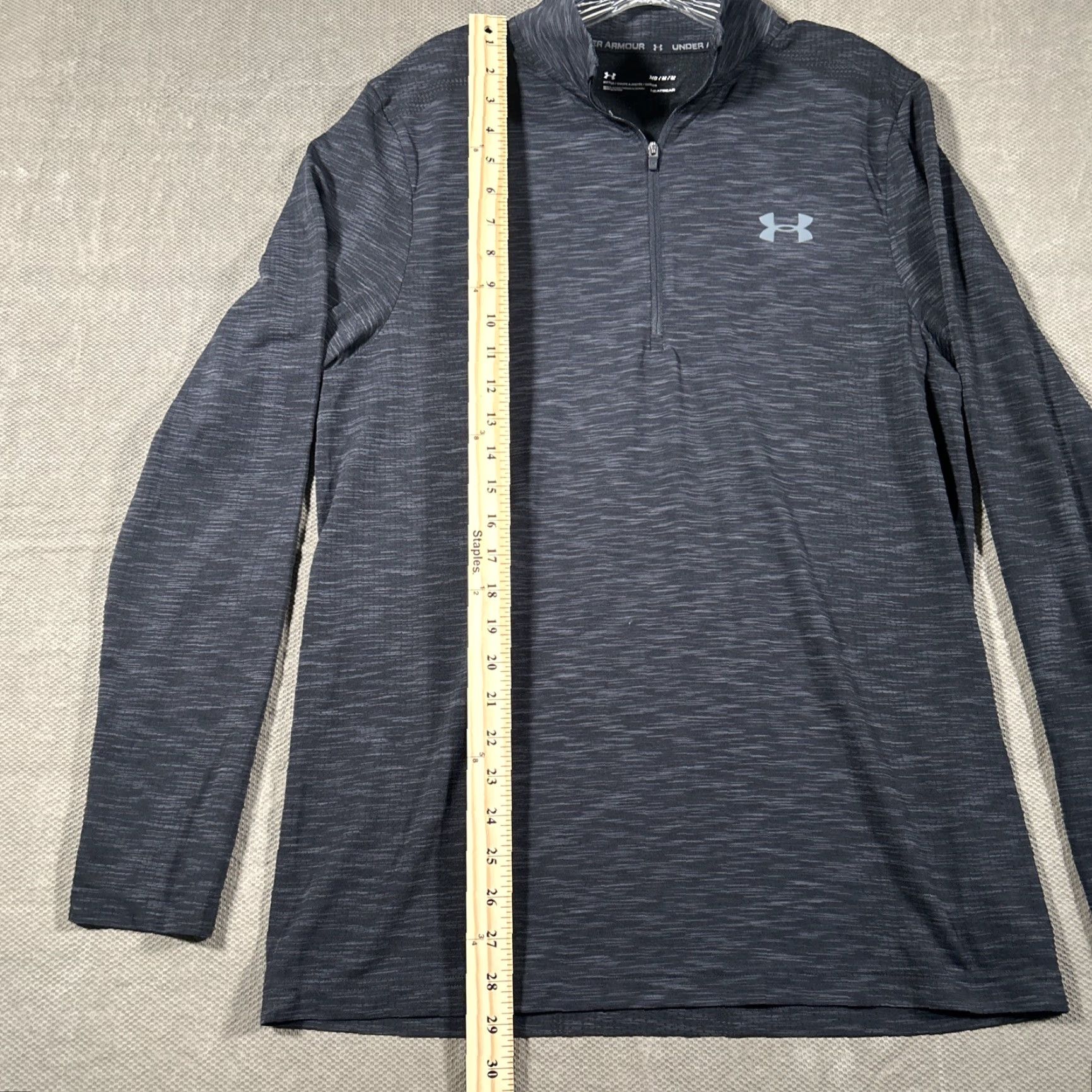 Under Armour Under Armour Fitted Heatgear Pullover 1/4 Zip Long Sleeve Black Medium Size US M / EU 48-50 / 2 - 5 Thumbnail