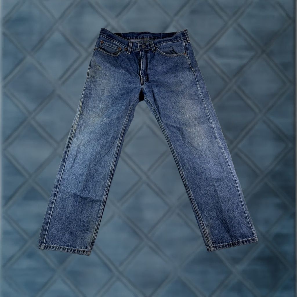 Levi's Levi's 505 Jeans Men's 36x29 Straight Leg Medium Wash Denim Workwear Cotton Jeans Regular Vintage: No Logo Button Zipper 5-Pocket 90s USA Cowboy Size US 36 / EU 52 - 1 Thumbnail