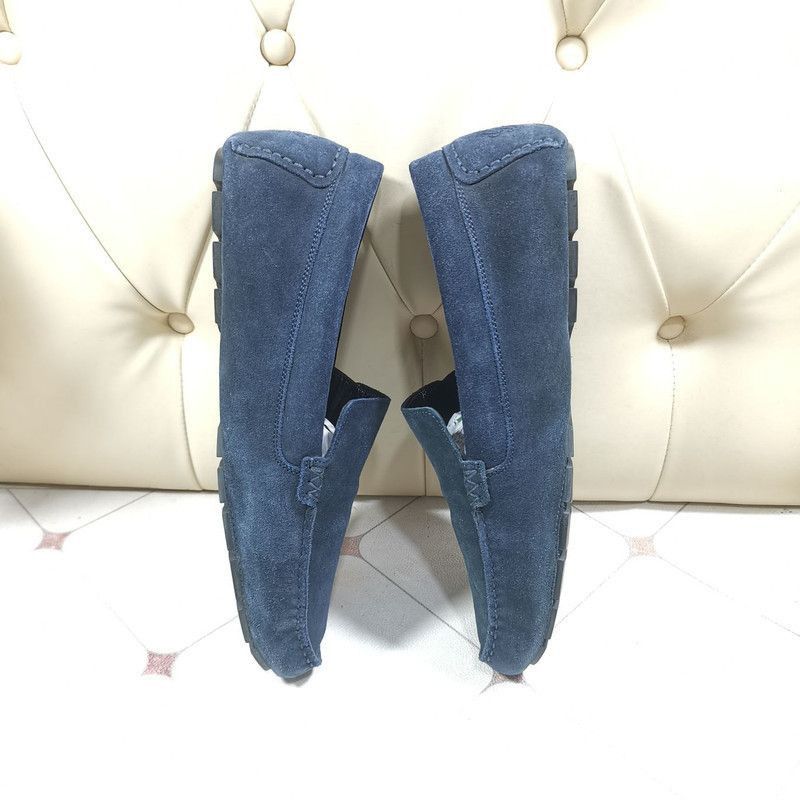 Gucci Gucci Blue Suede Loafers for Men - Size US 8.5 / EU 41-42 - 4 Thumbnail