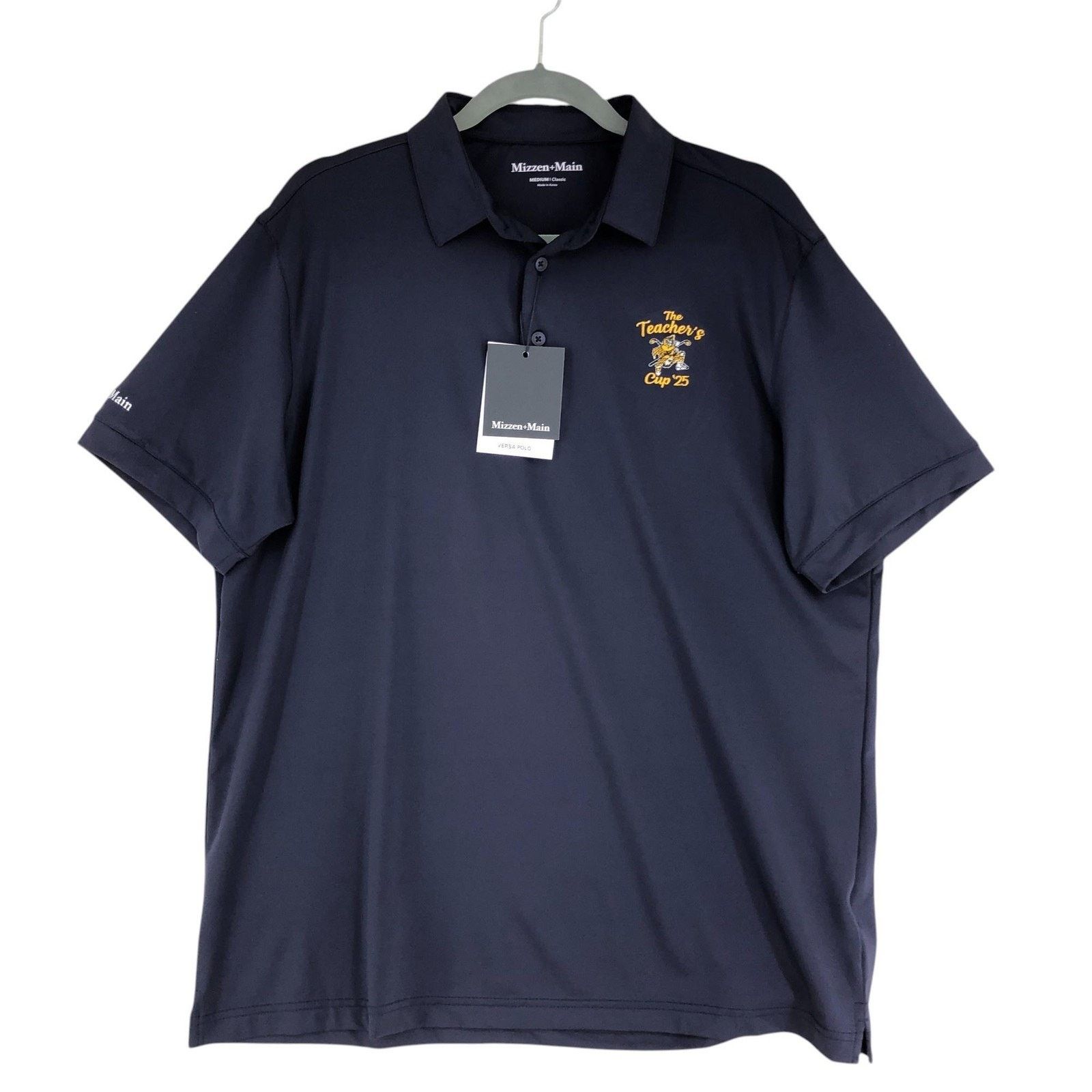 Mizzen+Main Mizzen+Main Polo Shirt M Navy Teachers Cup '25 Highland Park Size US M / EU 48-50 / 2 - 1 Thumbnail