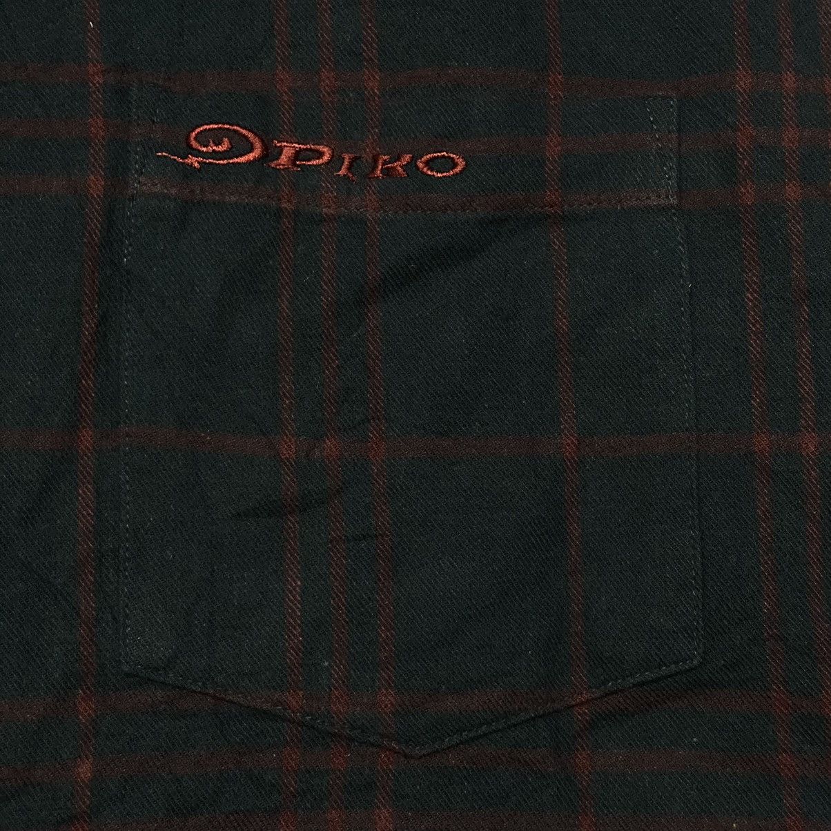 Japanese Brand Vintage 90s Piko Flannel Size US XL / EU 56 / 4 - 5 Thumbnail