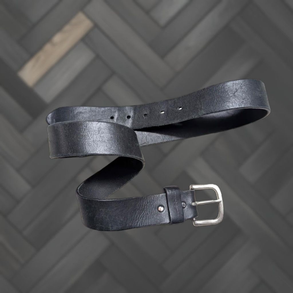 Carhartt VINTAGE Carhartt Belt Western 1-3/8" Full Grain Leather 38 Mens Buckle Brown Size 38 - 1 Thumbnail