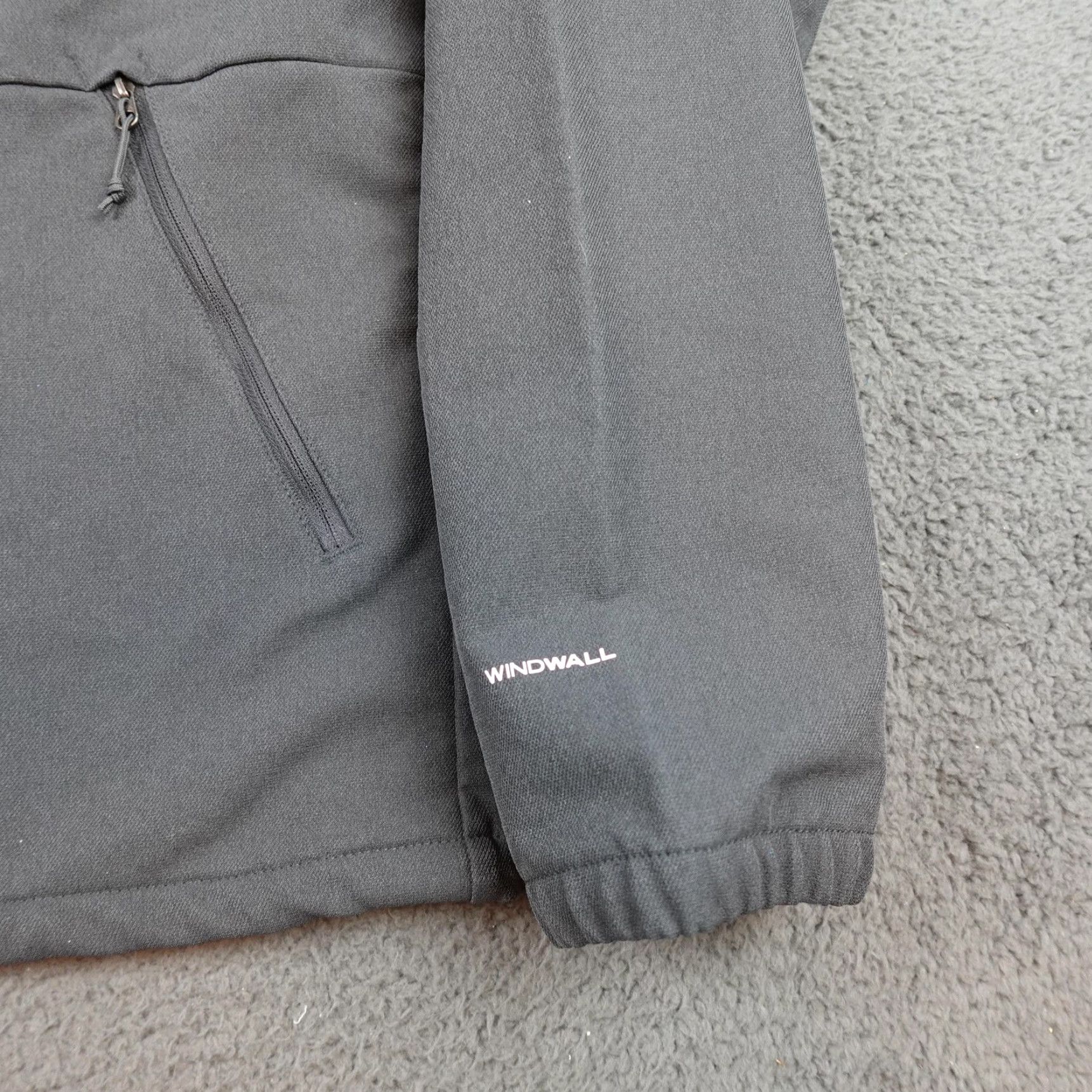 The North Face The North Face Windwall Jacket Mens Large Gray Full Zip Softshell Lined Hiking Size US L / EU 52-54 / 3 - 2 Thumbnail
