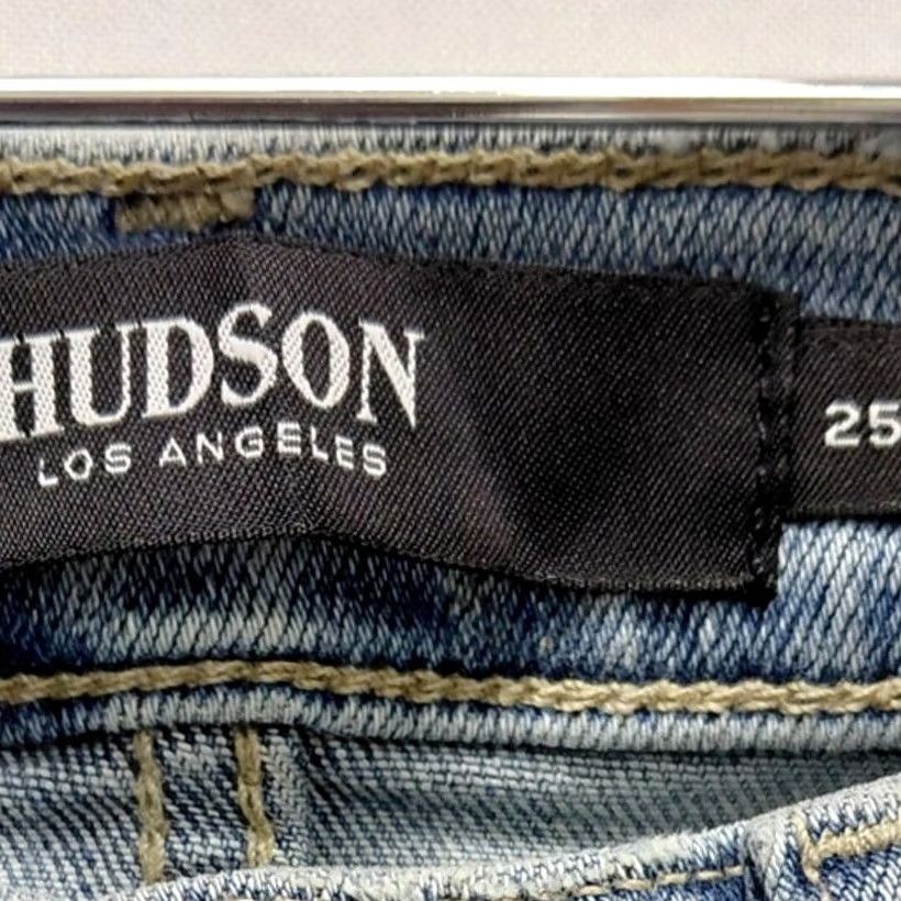 Hudson HUDSON LOS ANGELES Nico Super Skinny Jeans Light Wash Denim 25 Women Size 25 NWT Hudson Nico Super Skinny Jeans Blue Regular Rise Skinny Womens 25 Size 42" / US 20 - 4 Thumbnail