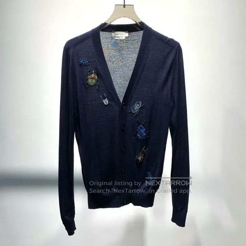 Alexander McQueen Alexander Mcqueen Long-sleeved cardigan coat Size US S / EU 44-46 / 1 - 1 Thumbnail