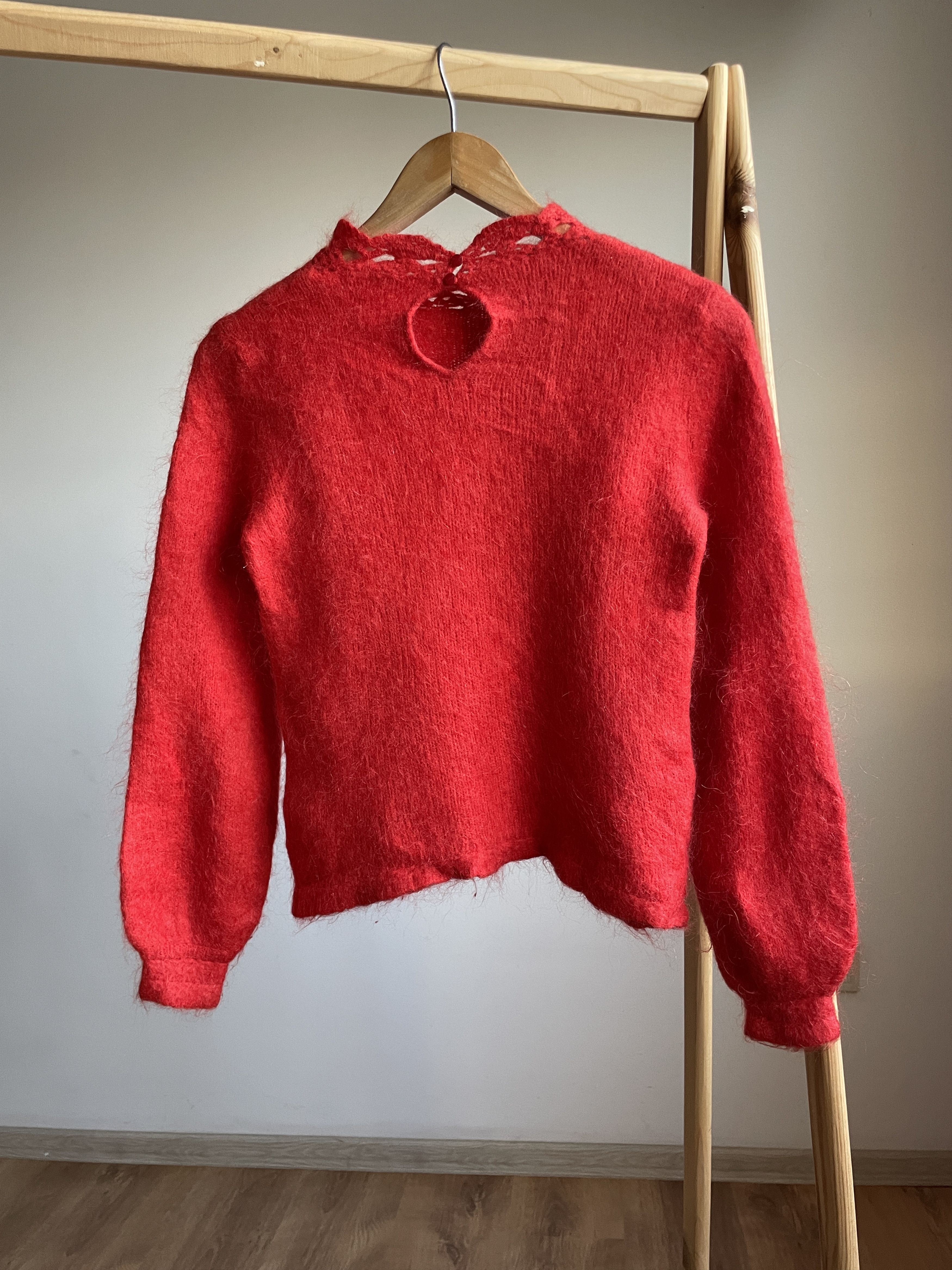 Sezane Sezane Balloon Sleeves Monair Wool Blend Womens Sweater Size XS / US 0-2 / IT 36-38 - 2 Thumbnail