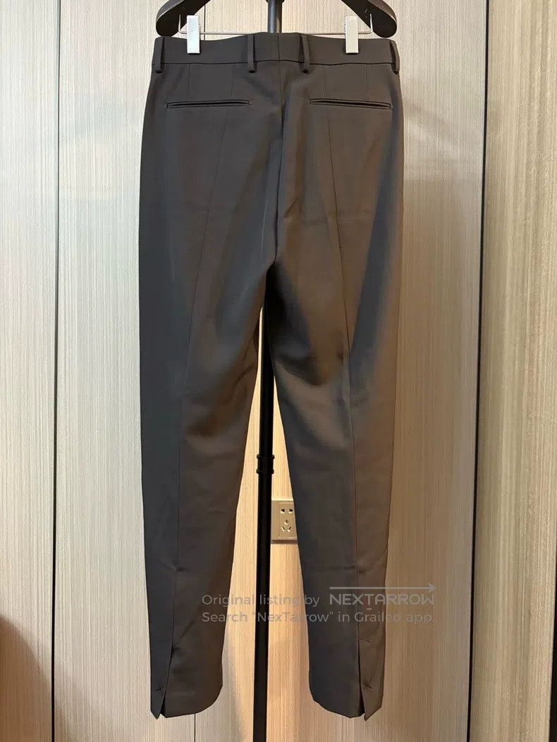 Fendi Fendi Men's Business Casual Long Pants, Dark Brown, with a Size US 32 / EU 48 - 3 Thumbnail