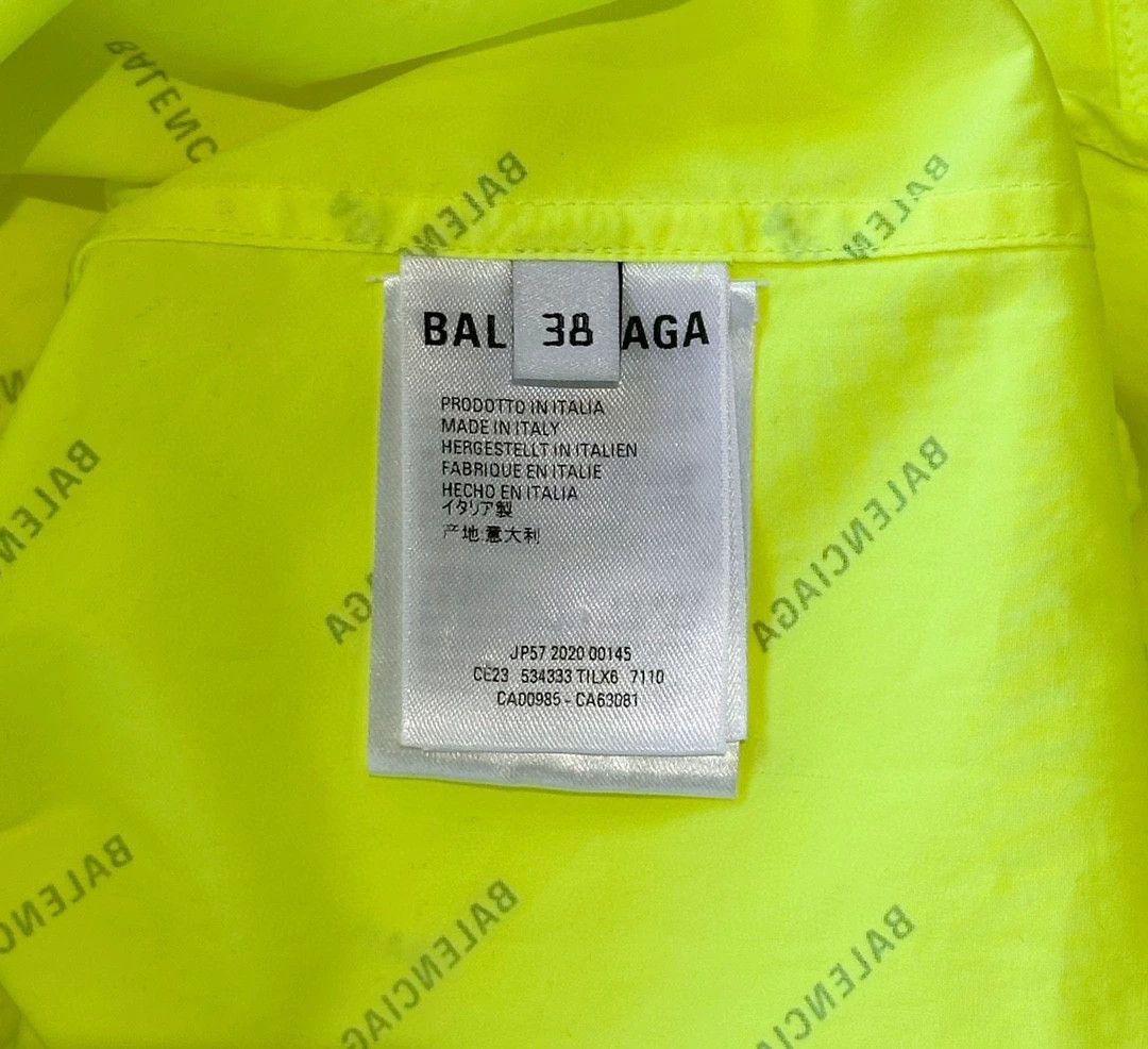 Balenciaga bright yellow long sleeve Balenciaga shirt Size US M / EU 48-50 / 2 - 5 Thumbnail