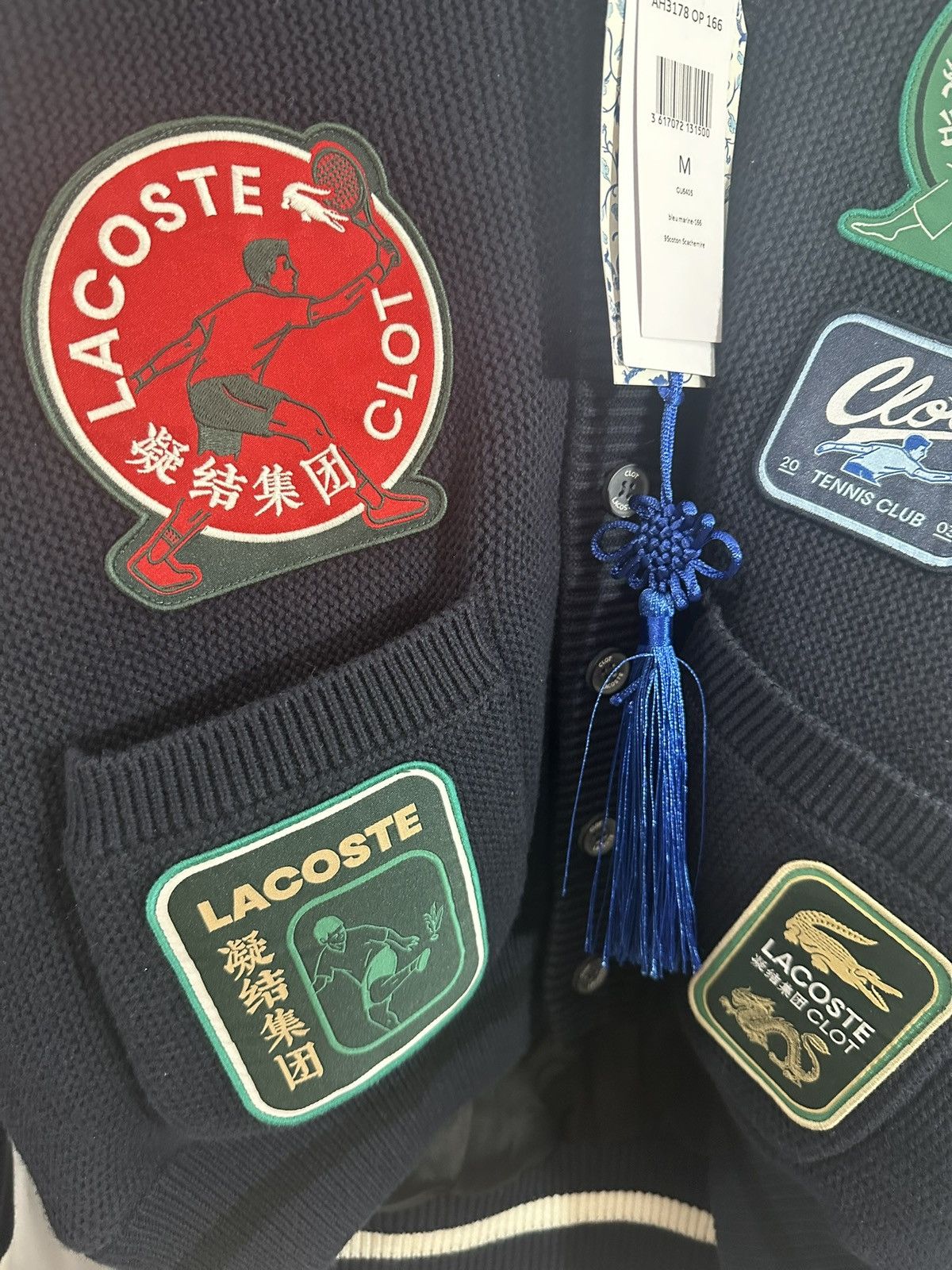 CLOT × Lacoste Lacost x CLOG CARDIGAN Size US M / EU 48-50 / 2 - 3 Thumbnail